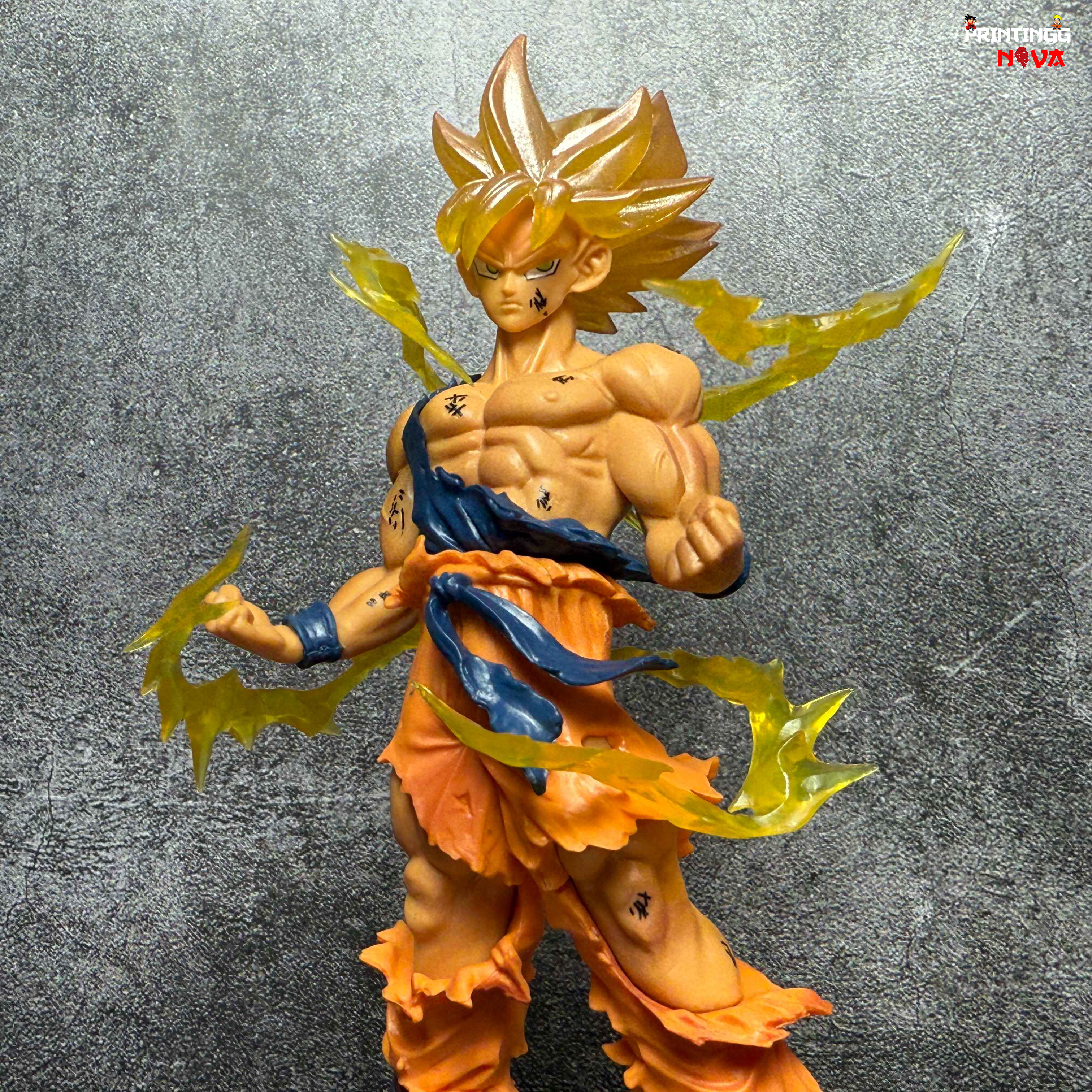 Dragon Ball Z Goku Standing With Flame Effects Action Figure [17cm] || DRAGON BALL Z