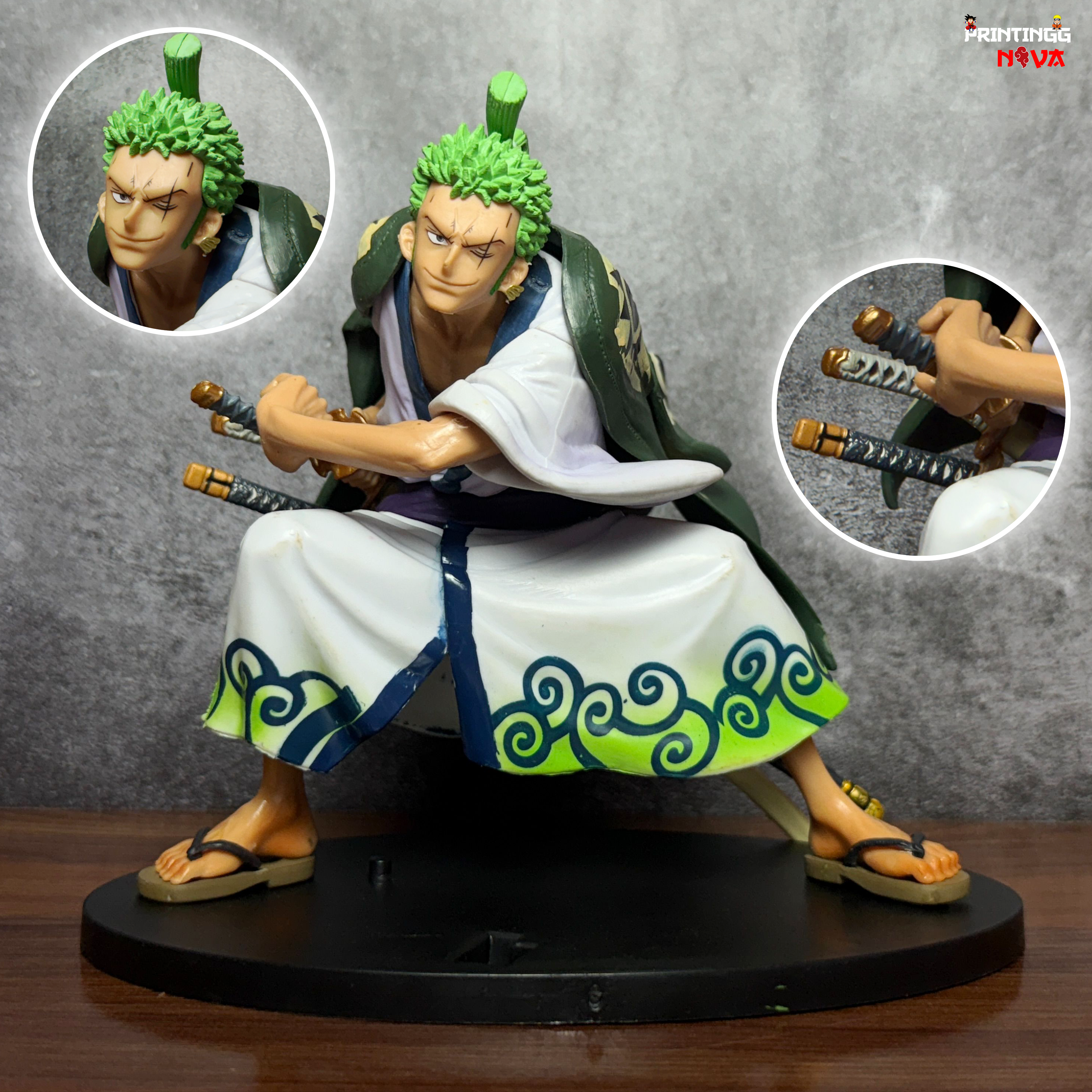 One Piece King of Artist The Roronoa Zoro Wanokuni PVC Anime Action figure [17 cm] || ONE PIECE