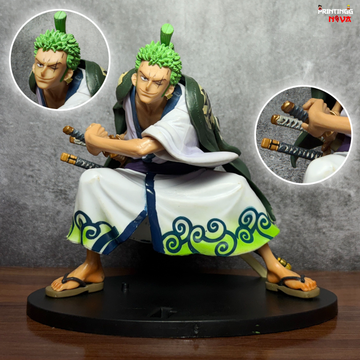 One Piece King of Artist The Roronoa Zoro Wanokuni PVC Anime Action figure [17 cm] || ONE PIECE