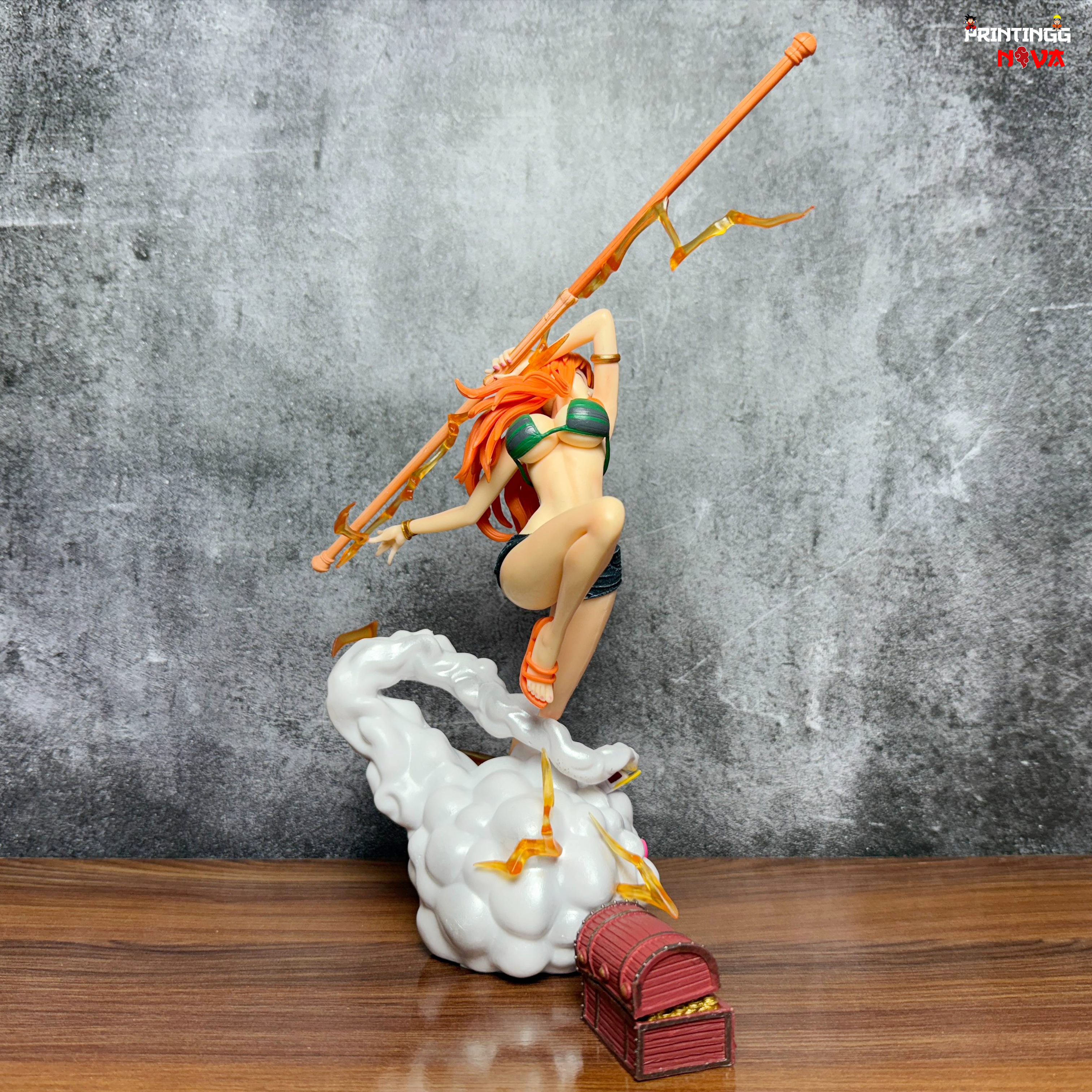 Nami Thunder bolt with Shorts Premium PVC Anime Action figure [29 cm] || ONE PIECE