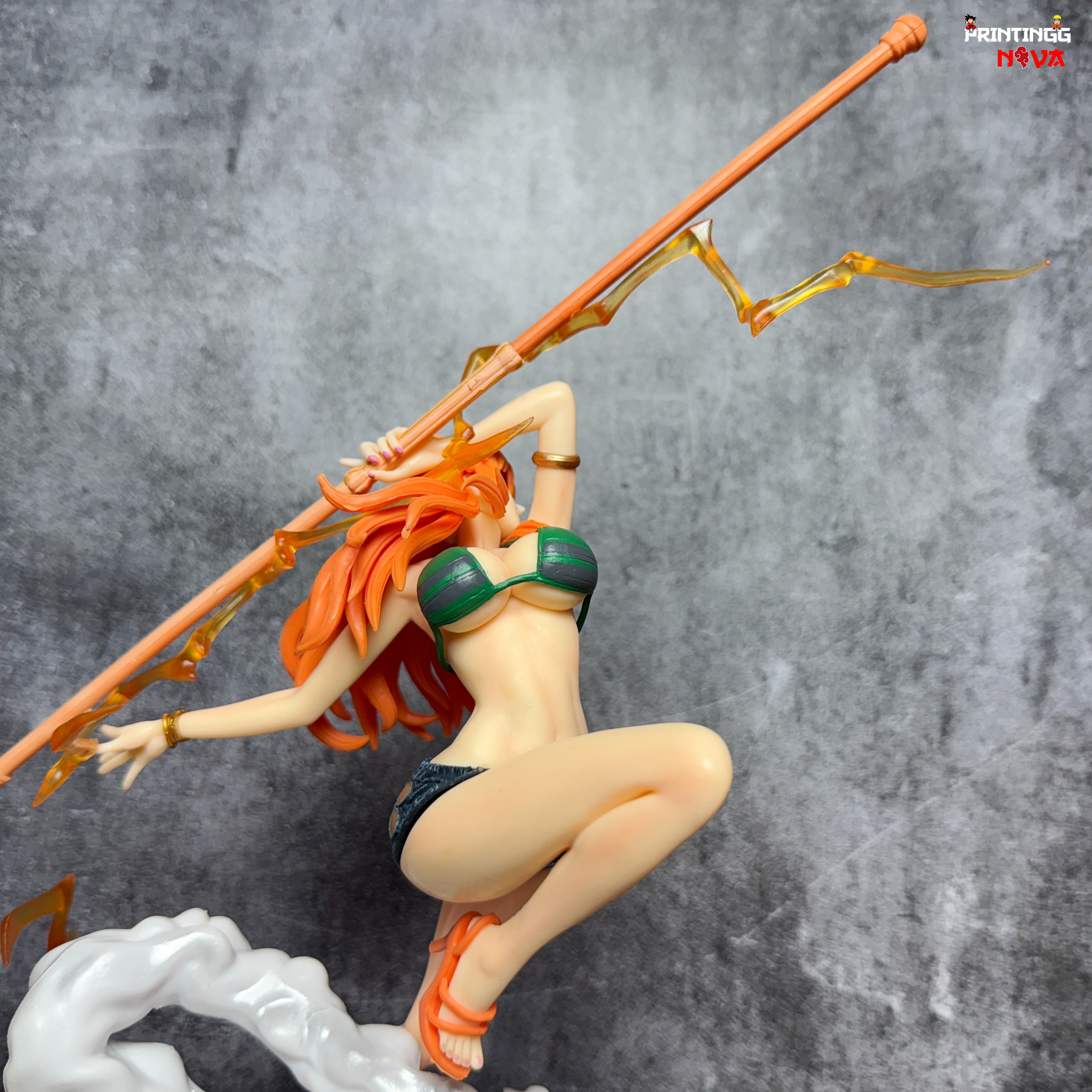 Nami Thunder bolt with Shorts Premium PVC Anime Action figure [29 cm] || ONE PIECE