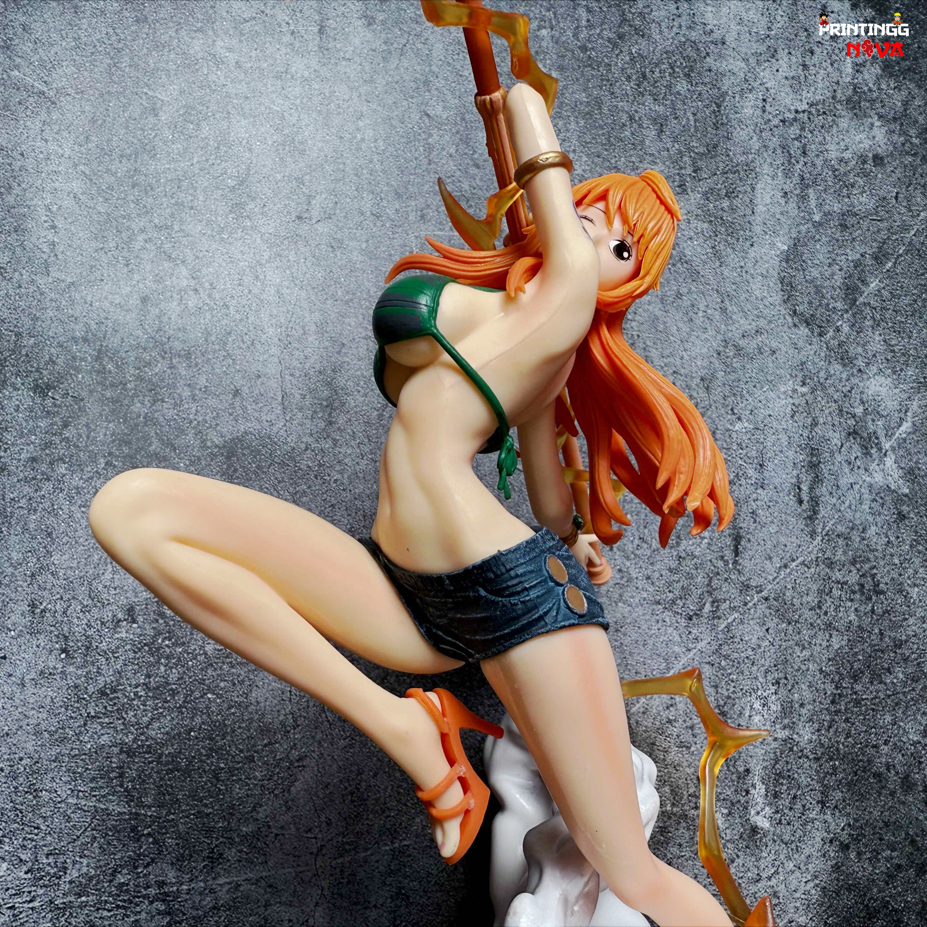 Nami Thunder bolt with Shorts Premium PVC Anime Action figure [29 cm] || ONE PIECE