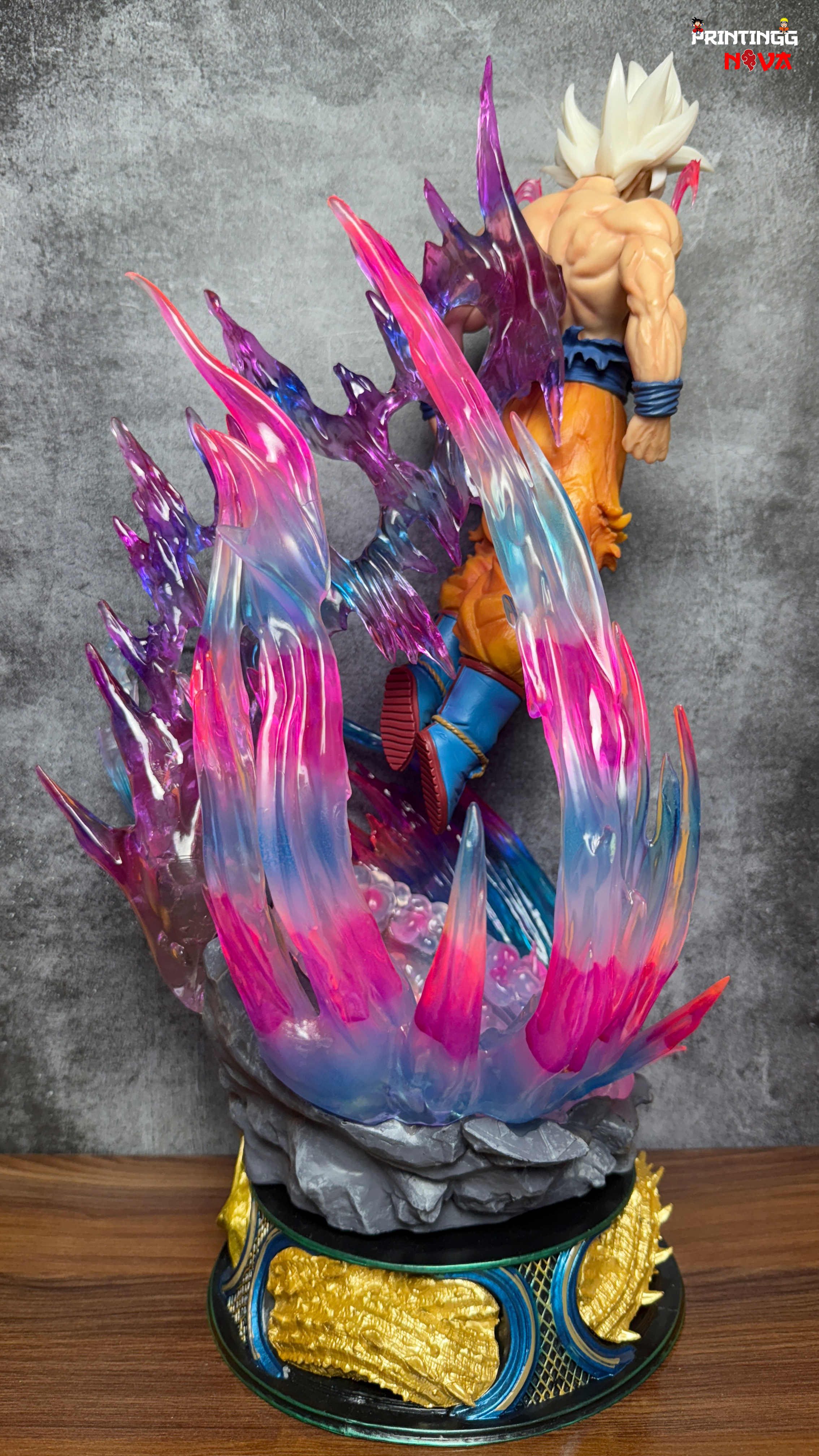Goku Super Large Ultra Instinct With 3 Changeable heads 53 cm Limited Edition Premium PVC Anime Action figure || DRAGON BALL Z