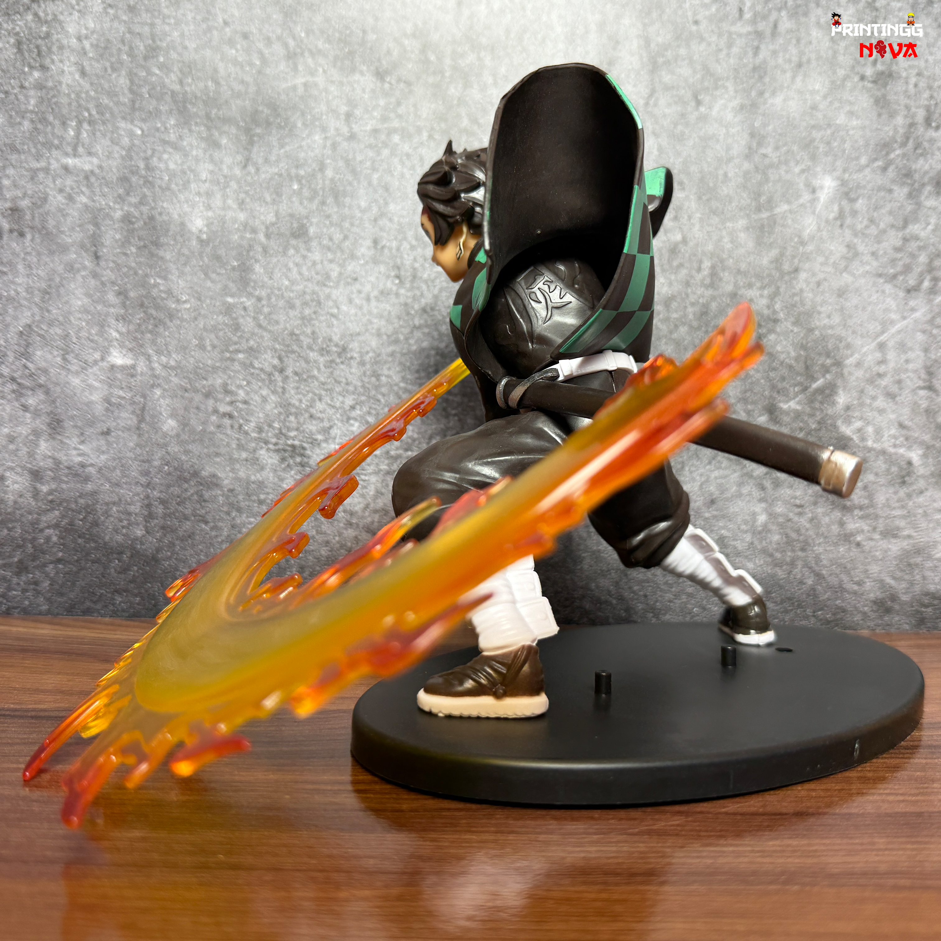 Tanjiro Kamado With Epic Fire Sword  [16 CM] PVC Anime Action figure || Demon Slayer