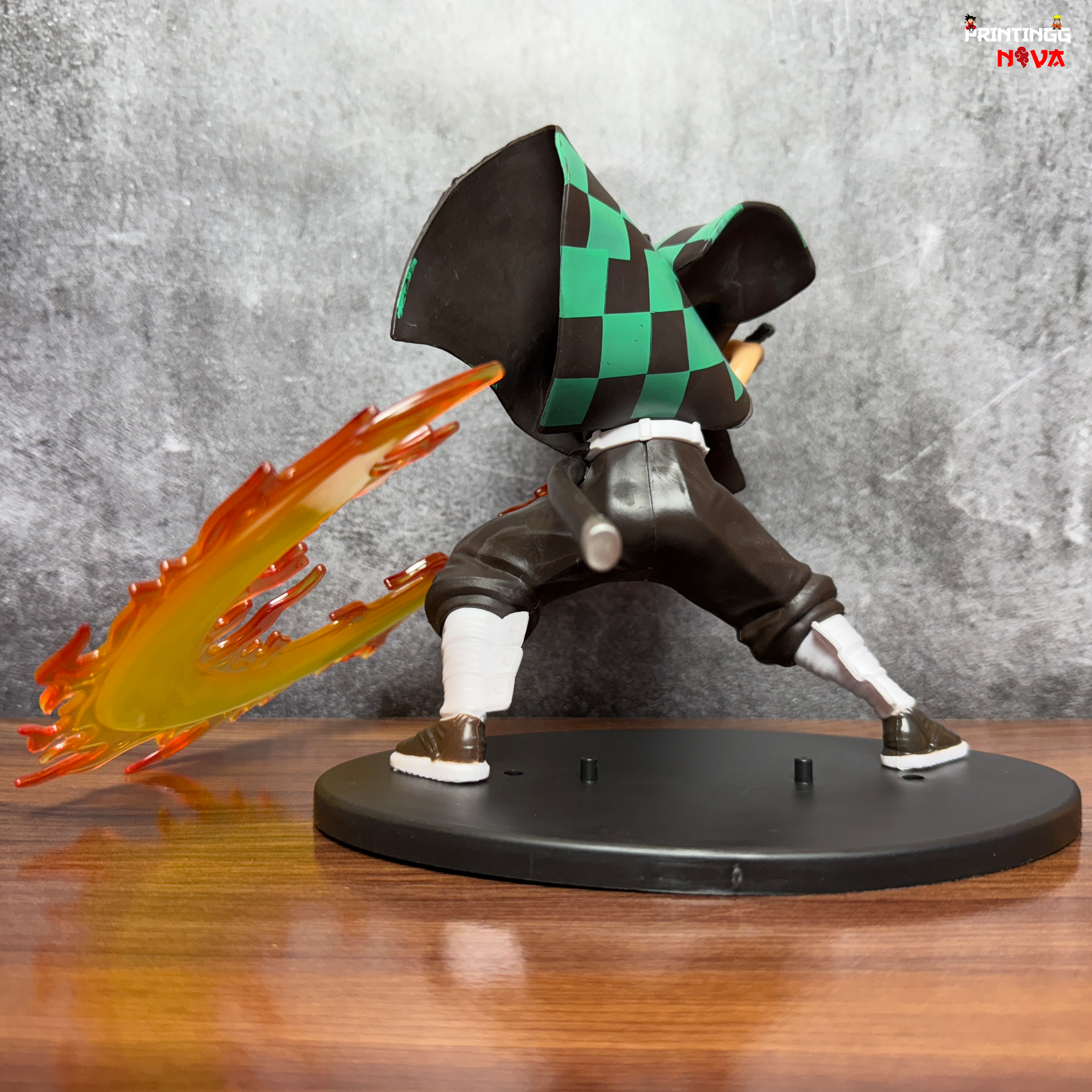 Tanjiro Kamado With Epic Fire Sword  [16 CM] PVC Anime Action figure || Demon Slayer