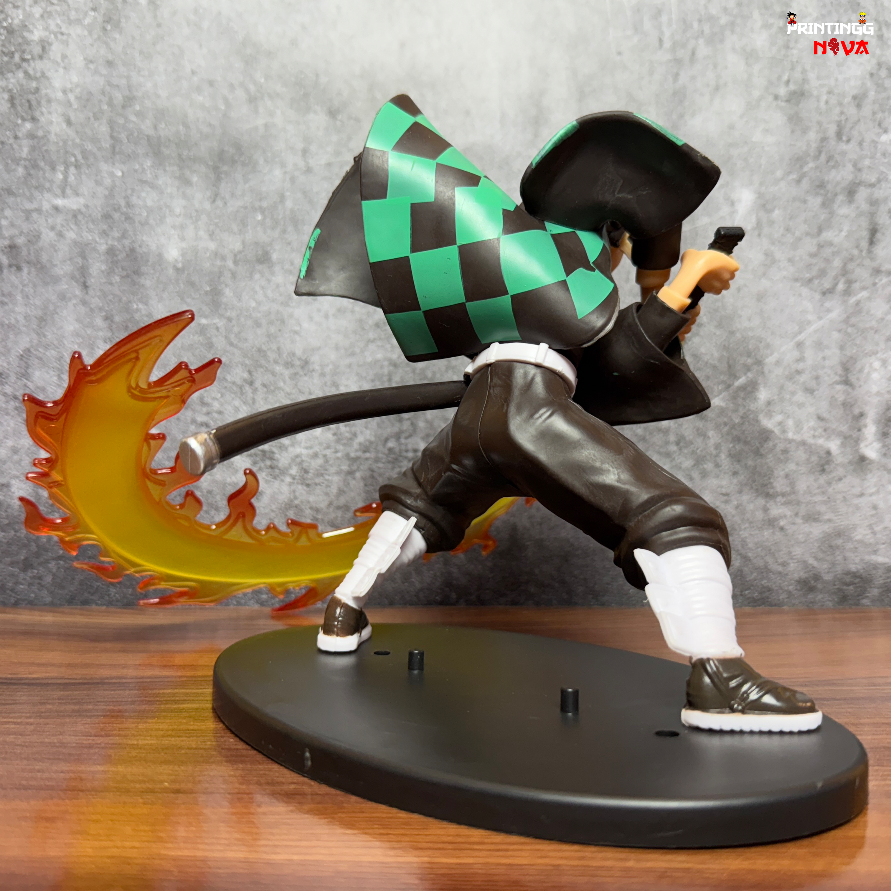 Tanjiro Kamado With Epic Fire Sword  [16 CM] PVC Anime Action figure || Demon Slayer