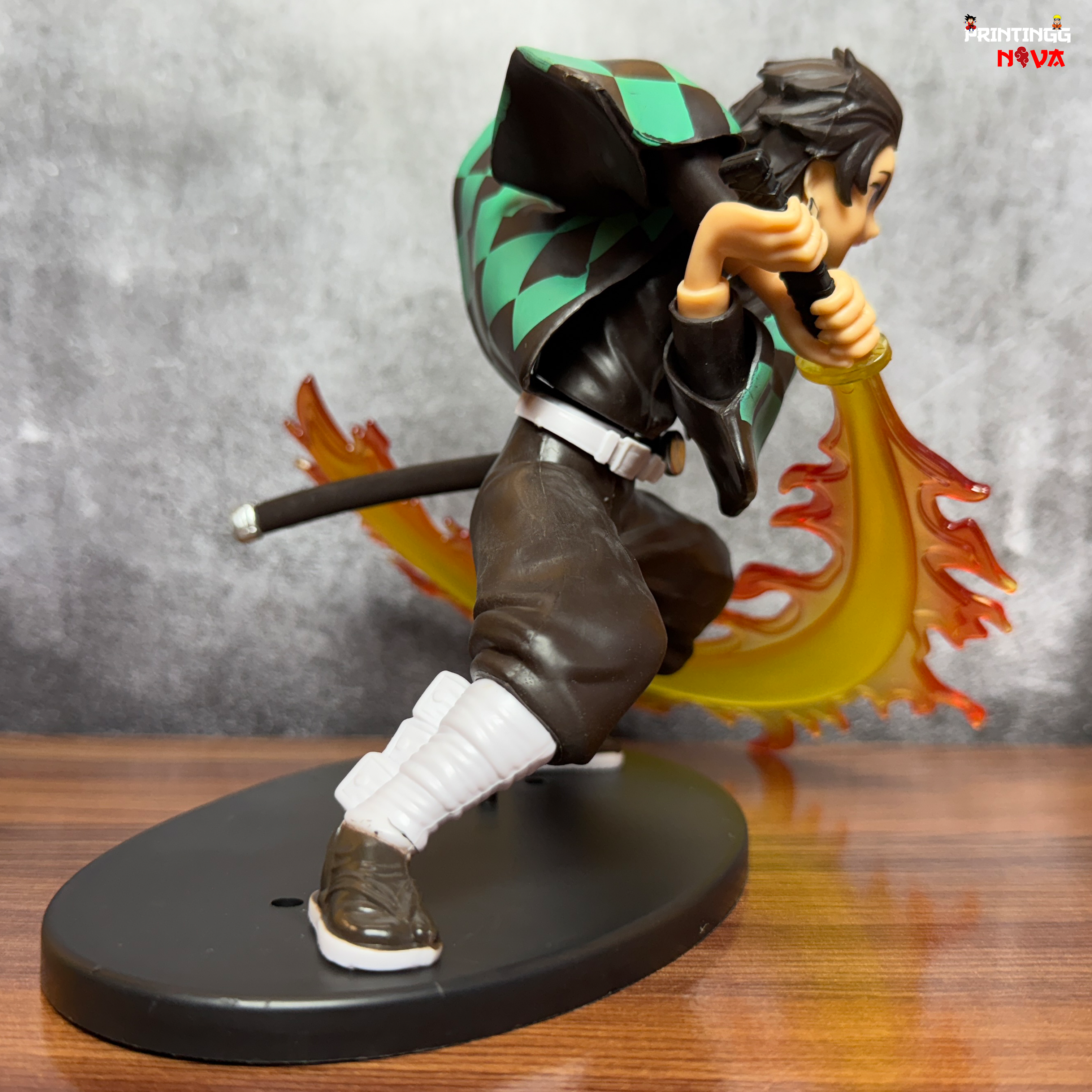 Tanjiro Kamado With Epic Fire Sword  [16 CM] PVC Anime Action figure || Demon Slayer