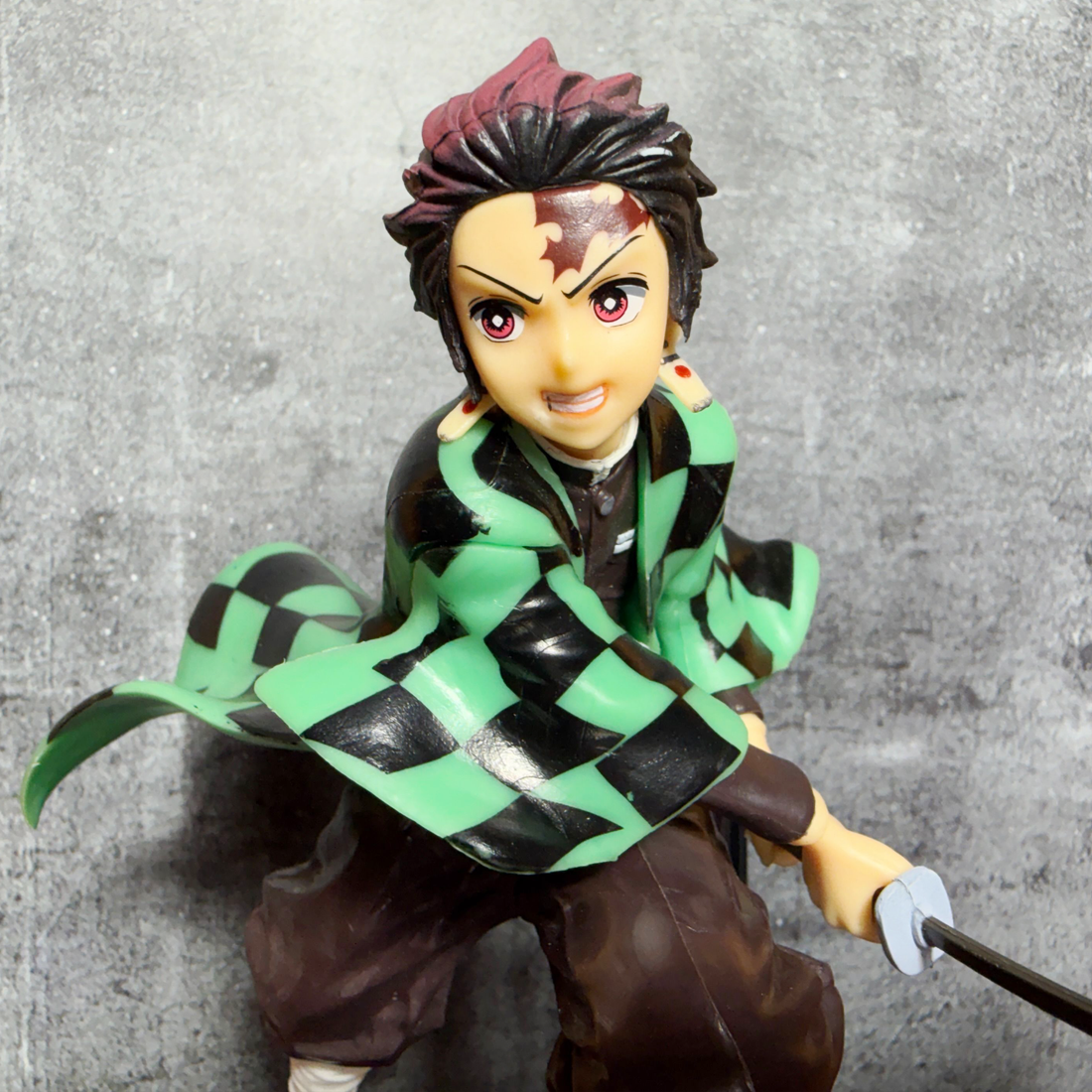 Demon Slayer Tanjiro Kamado Attacking Mode with Katana PVC Anime Action figure [20cm] || DEMON SLAYER