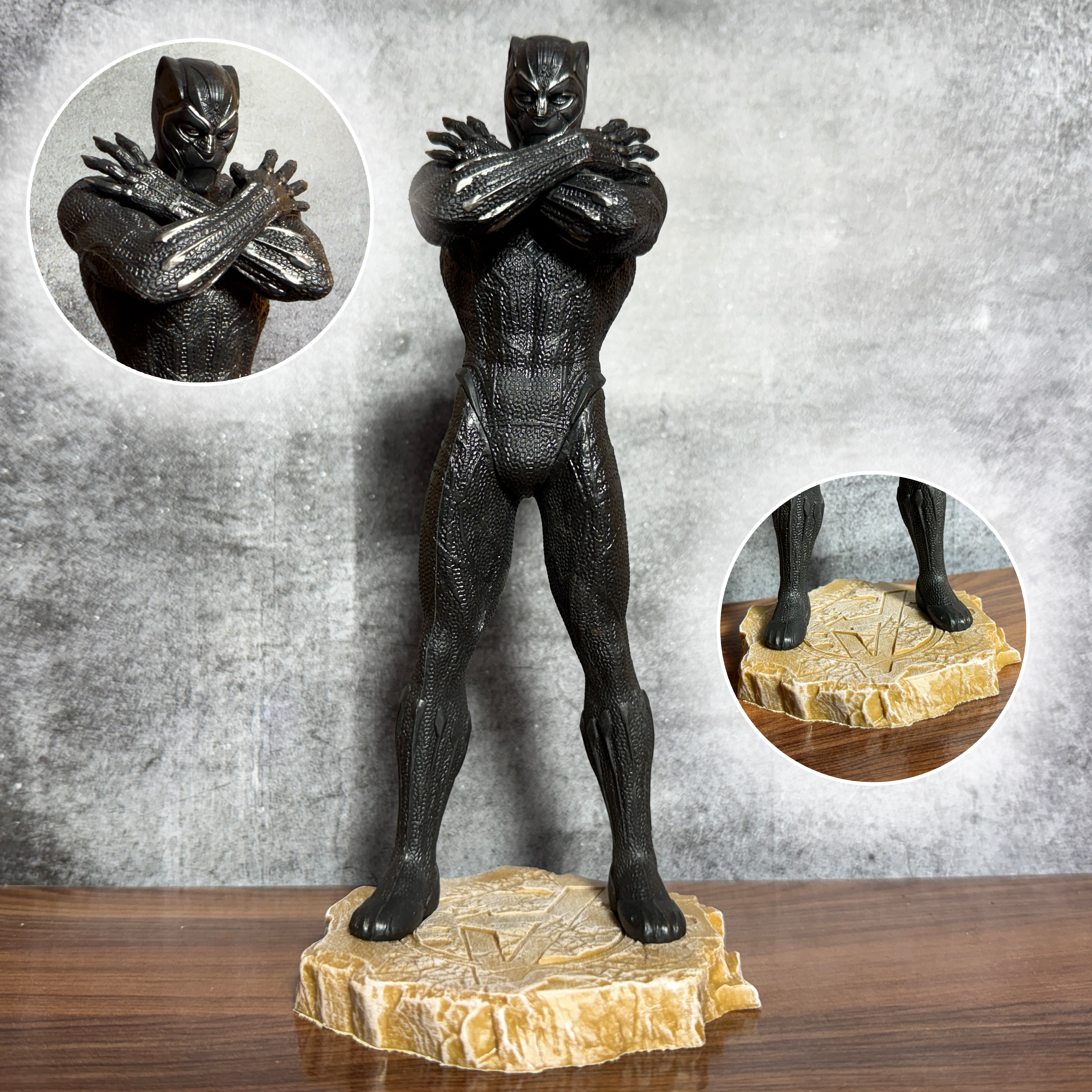 Marvel Black Panther "Wakanda Forever" Collectible  [22 CM] PVC Action figure || MARVEL
