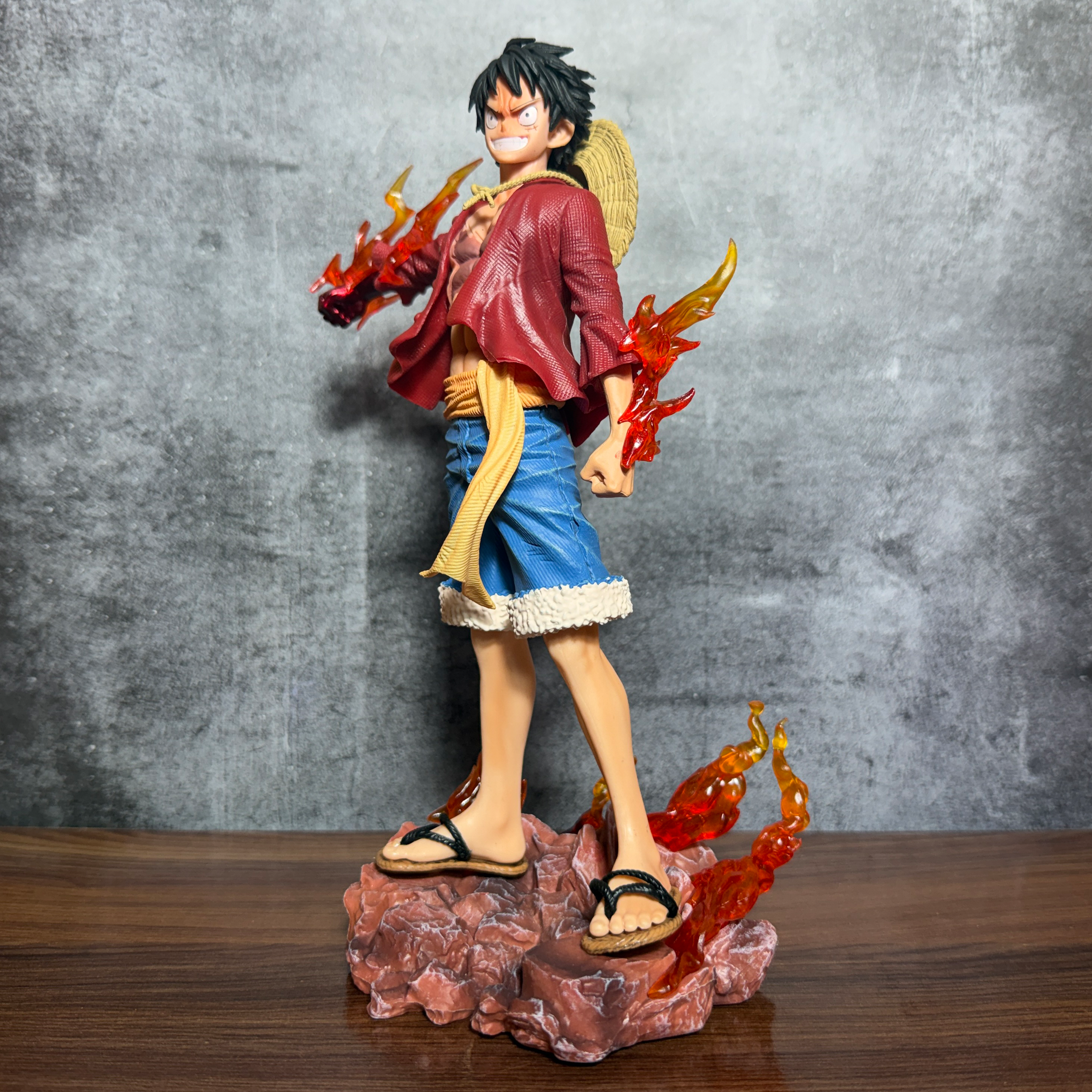 One Piece Luffy Gear 2 Action Figure with Dynamic Flame Effects Premium [26 CM] PVC Action figure || ONE PIECE
