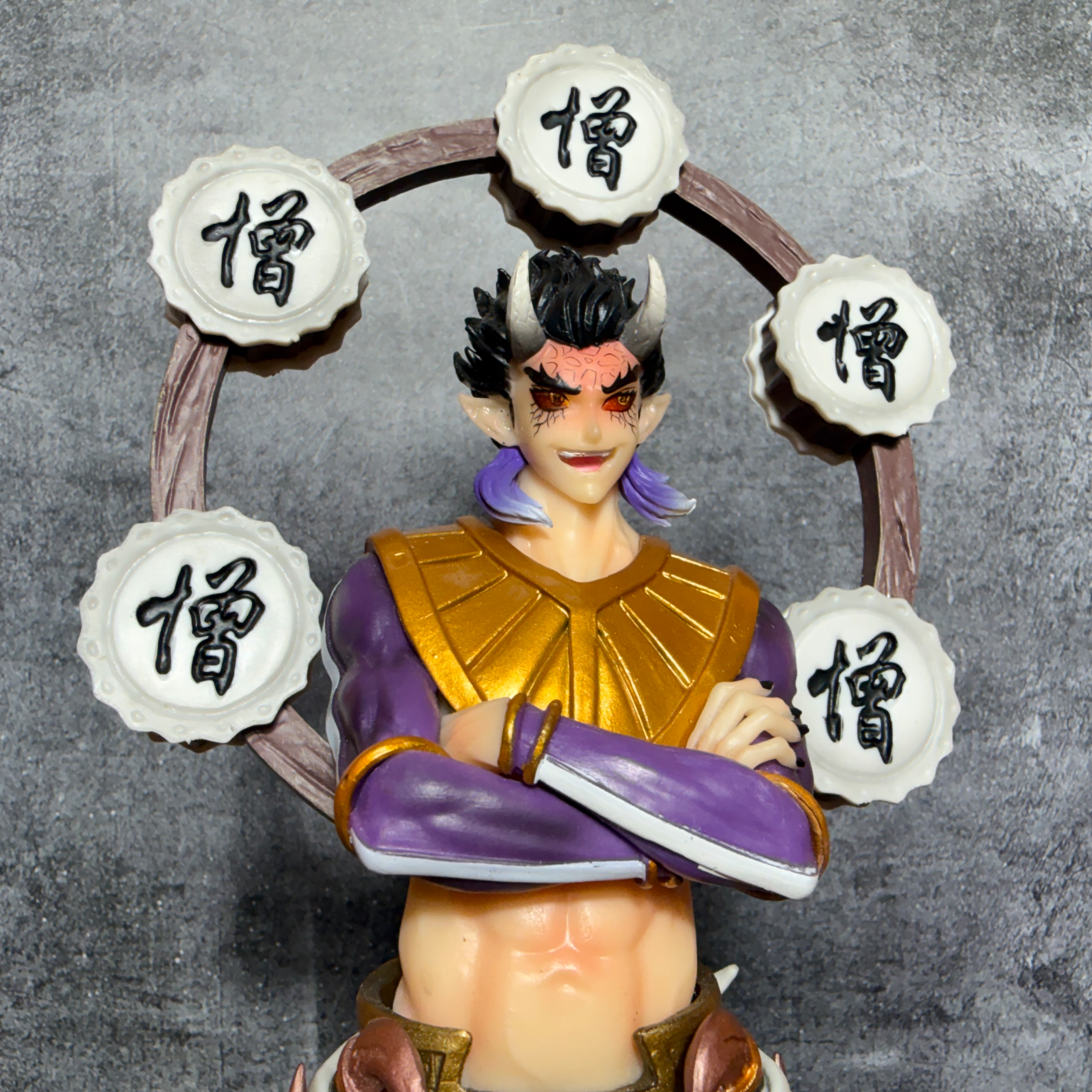 Hantengu Upper Rank 4 Kizuki Statue Anime Action Figure Demon Slayer PVC Action figure [32 cm] || DEMON SLAYER