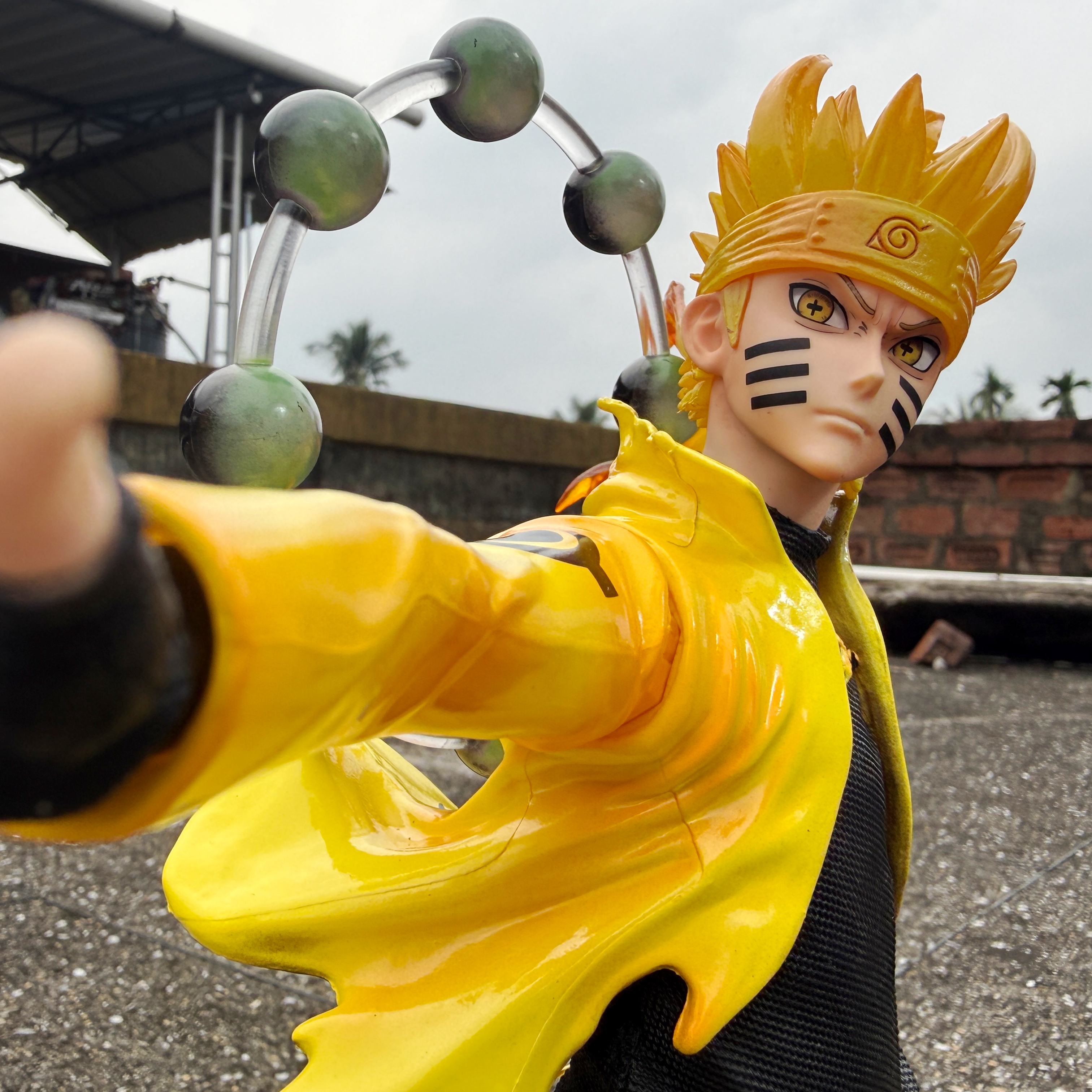 Epic Naruto Uzumaki Six Paths Sage Mode Figure with Kurama Base Limited Edition PVC Action figure [35 cm] || DRAGON BALL Z