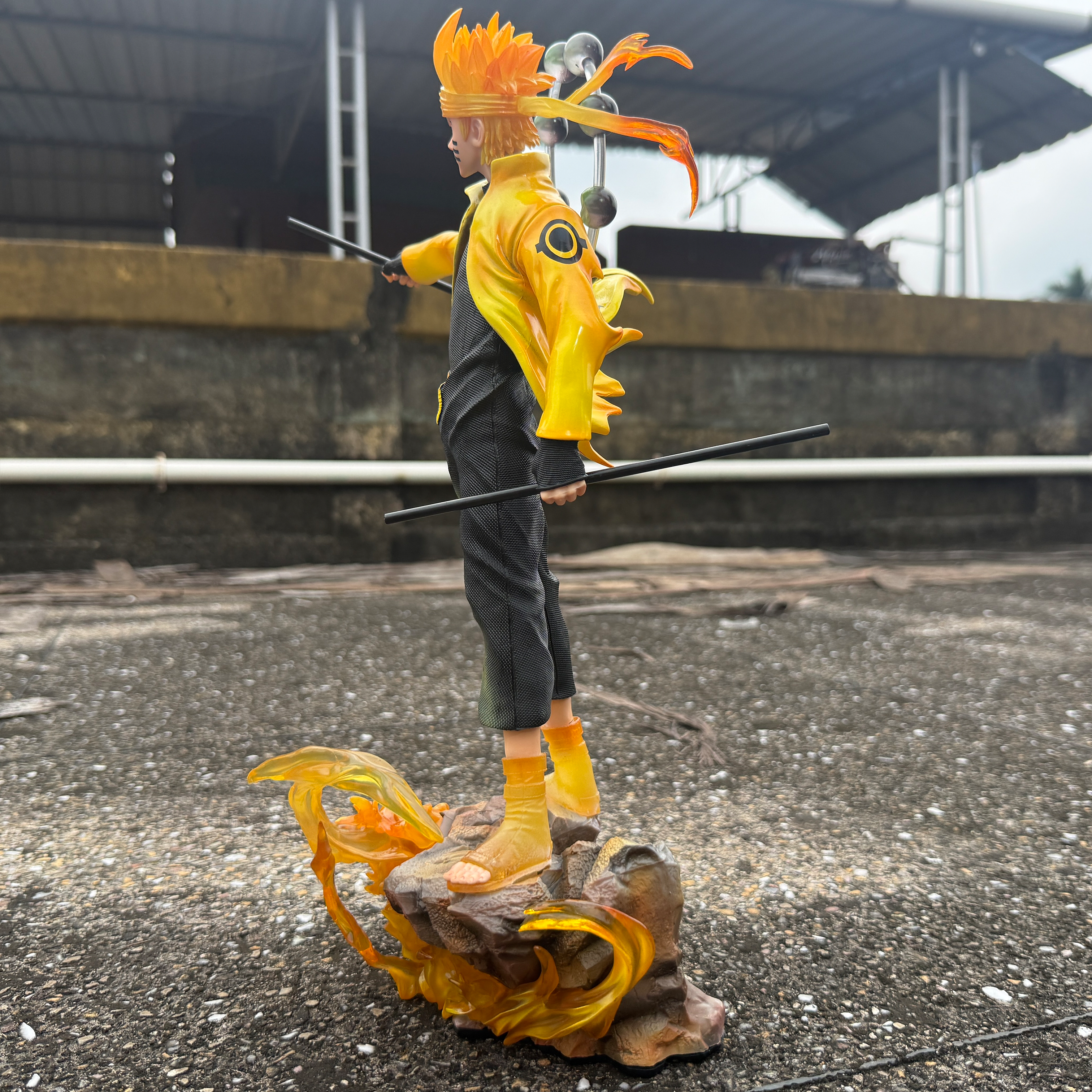 Epic Naruto Uzumaki Six Paths Sage Mode Figure with Kurama Base Limited Edition PVC Action figure [35 cm] || DRAGON BALL Z