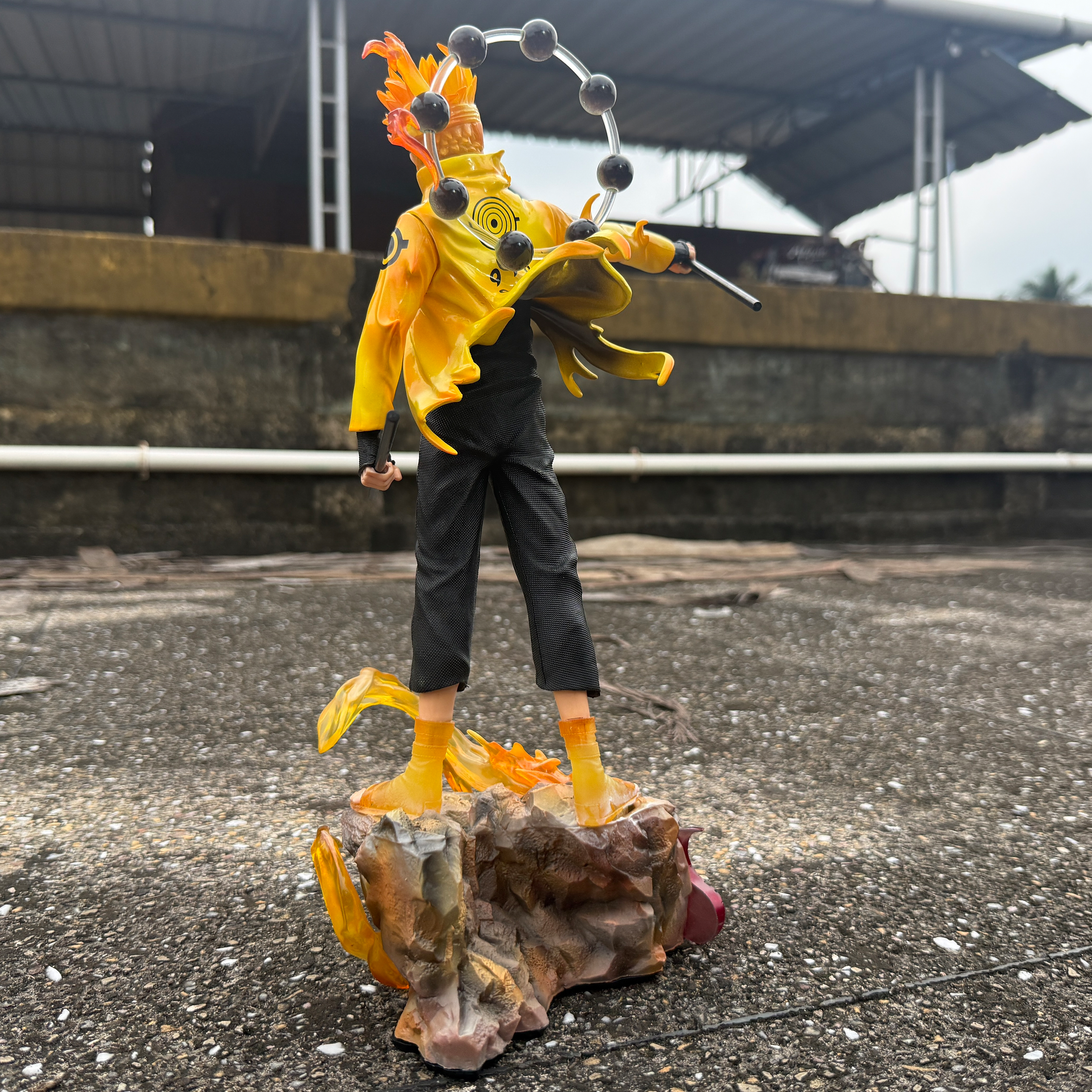 Epic Naruto Uzumaki Six Paths Sage Mode Figure with Kurama Base Limited Edition PVC Action figure [35 cm] || DRAGON BALL Z