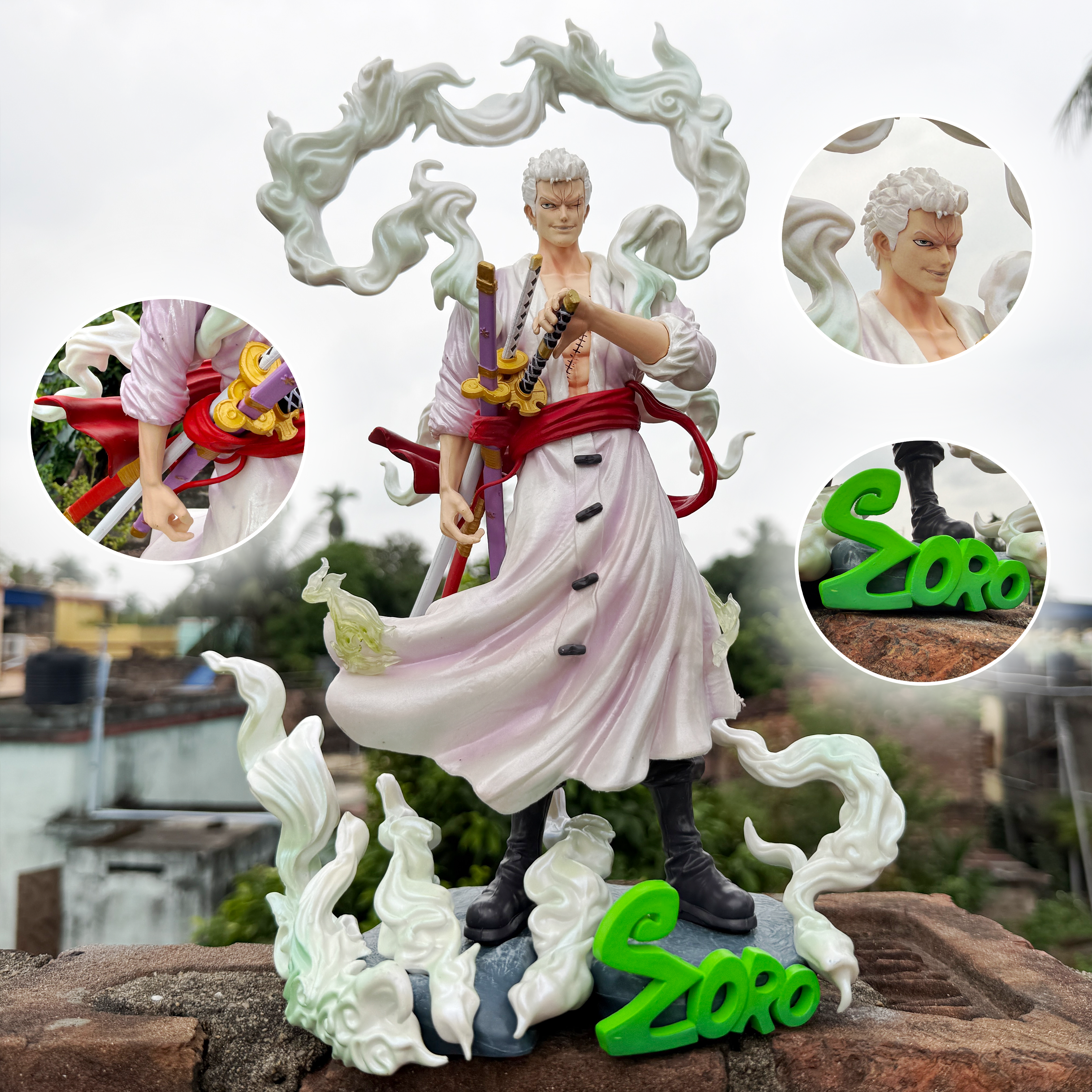 One Piece Zoro Nika Form Limited Edition PVC Action figure [35 cm] || ONE PIECE