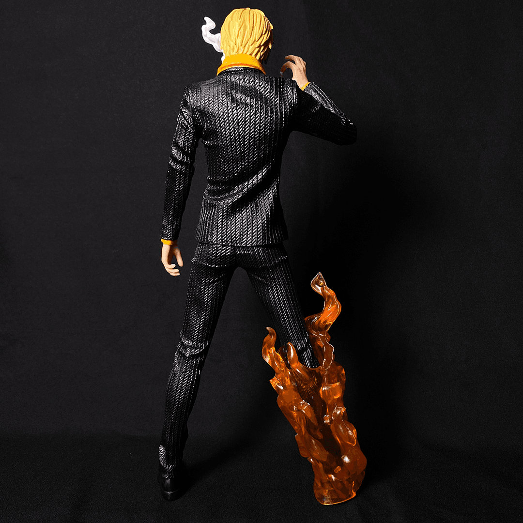 Sanji Standing With Fire In One Leg PVC Action figure [32 cm] || ONE PIECE