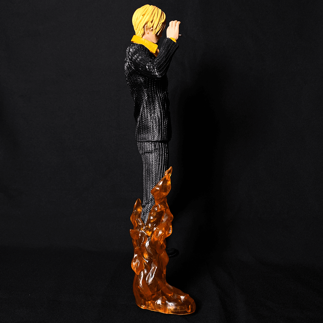 Sanji Standing With Fire In One Leg PVC Action figure [32 cm] || ONE PIECE