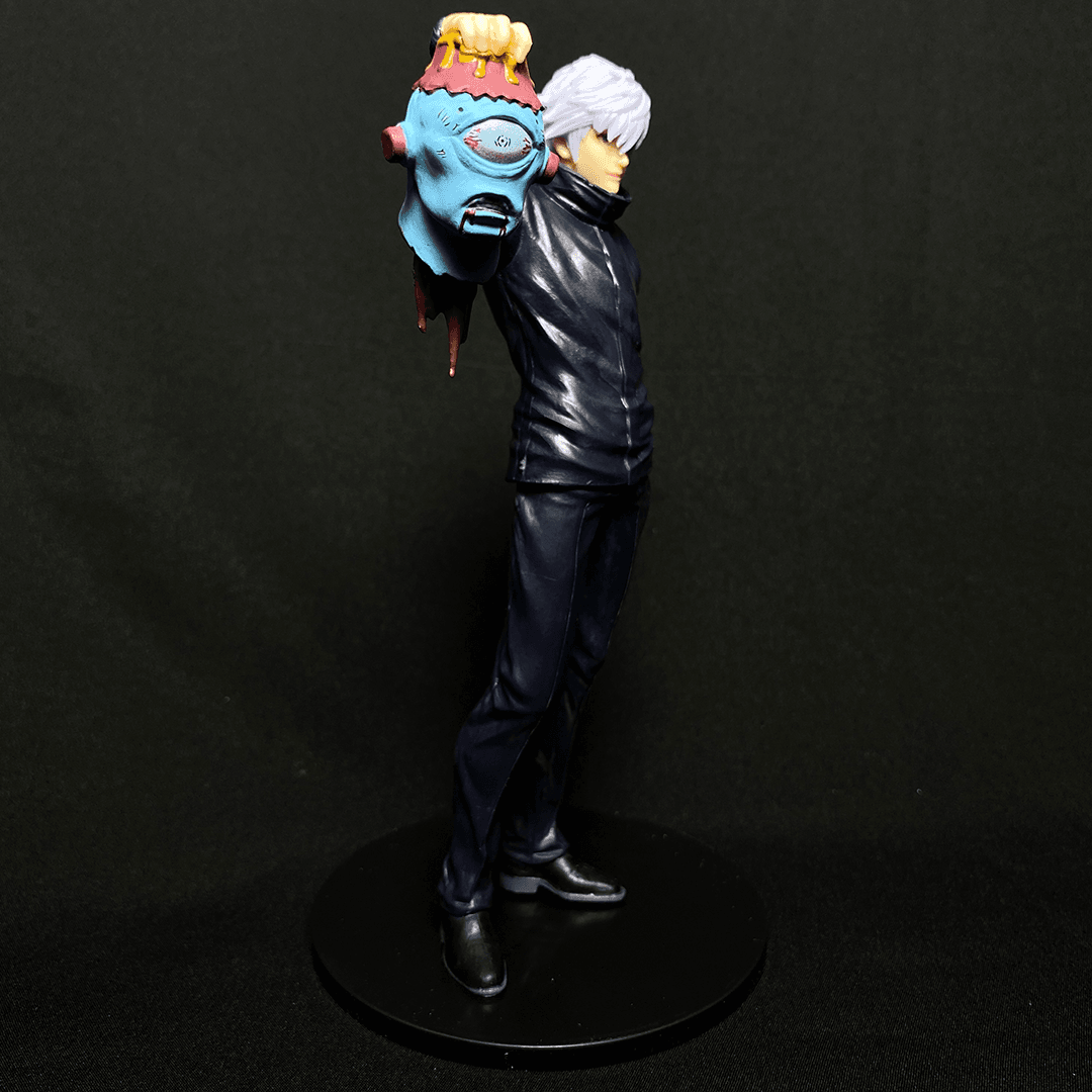 Satoru Gojo with a Jogo dead head Jujutsu Kaisen PVC Action figure [18 cm] || JUJUTSU KAISEN