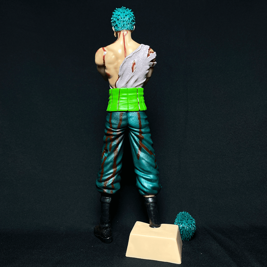 One Piece Roronoa Zoro Nothing Happened With 2 Hade PVC Action figure [28 cm] || ONE PIECE
