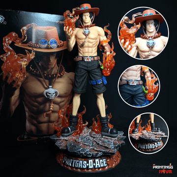 One Piece Portgas D. Ace Fire Fist PVC Action figure [25.2 cm] || ONE PIECE