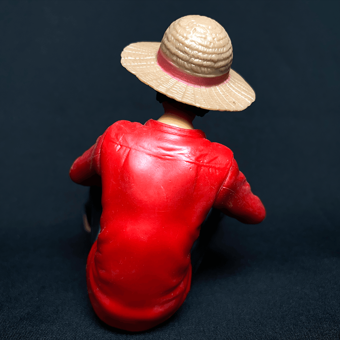 One Piece Monkey D. Luffy Sitting In Red Dress with Epic Hat PVC Action figure || ONE PIECE