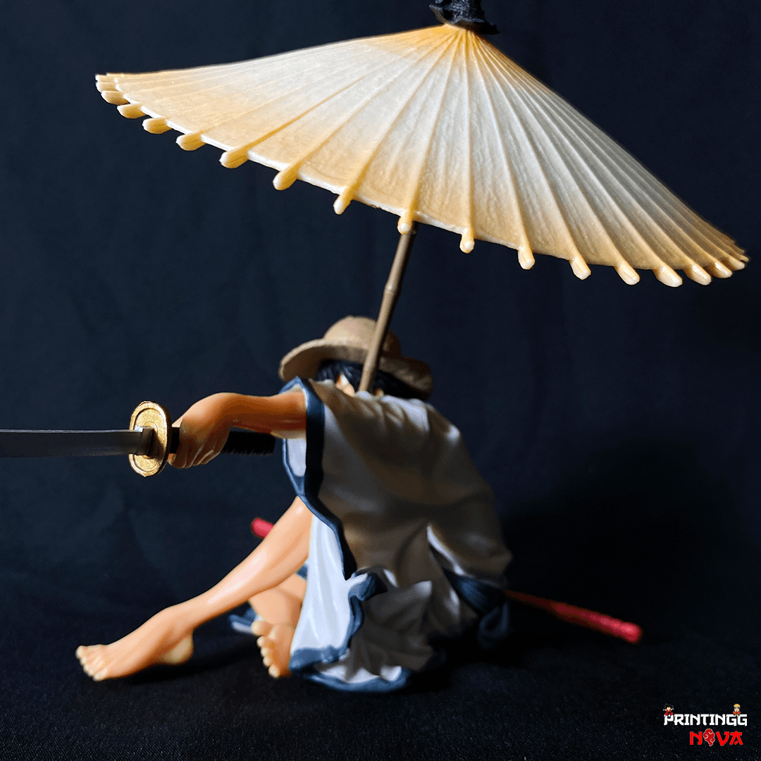 One Piece Limited Edition Monkey D. Luffy Samurai With Umbrella PVC Action figure || ONE PIECE
