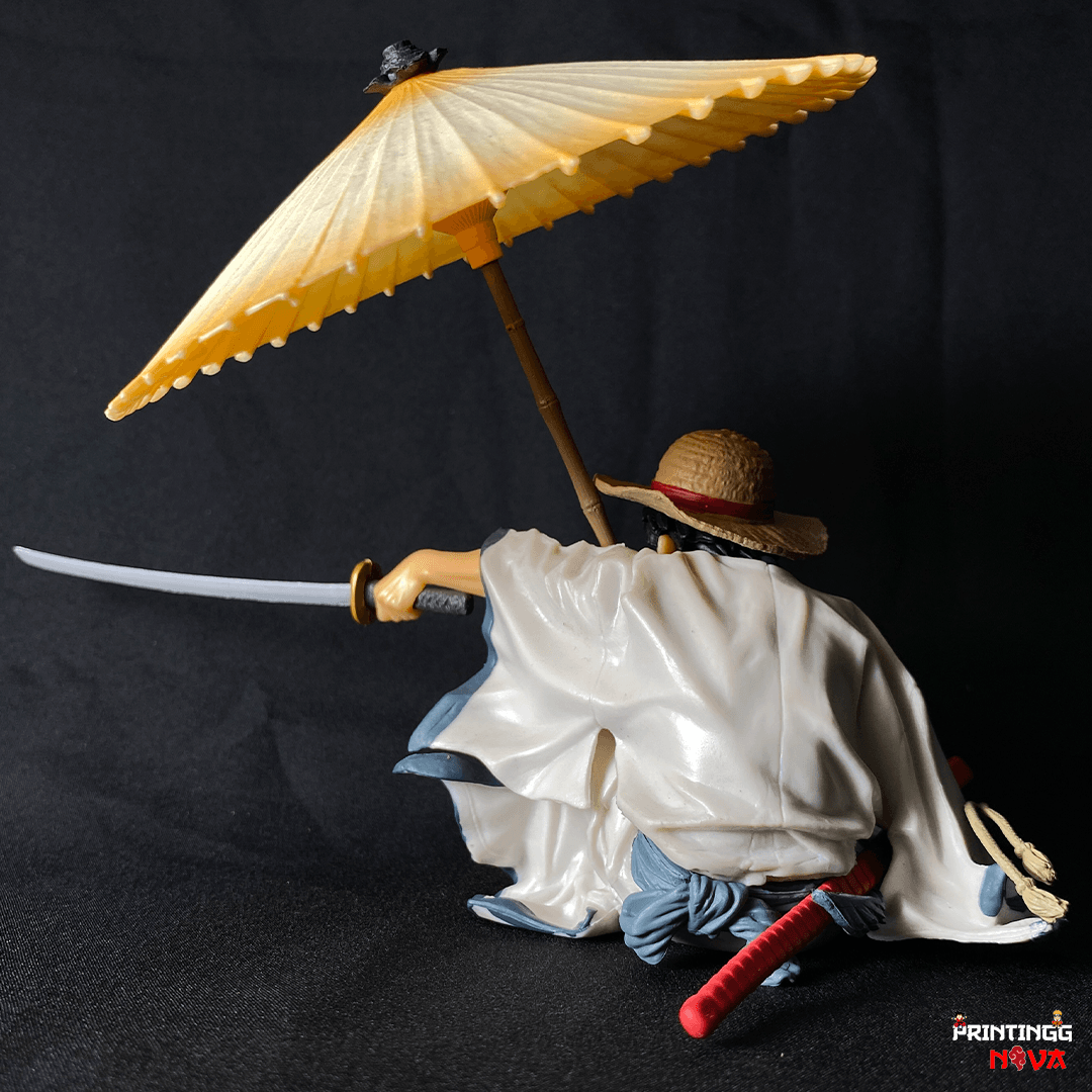 One Piece Limited Edition Monkey D. Luffy Samurai With Umbrella PVC Action figure || ONE PIECE
