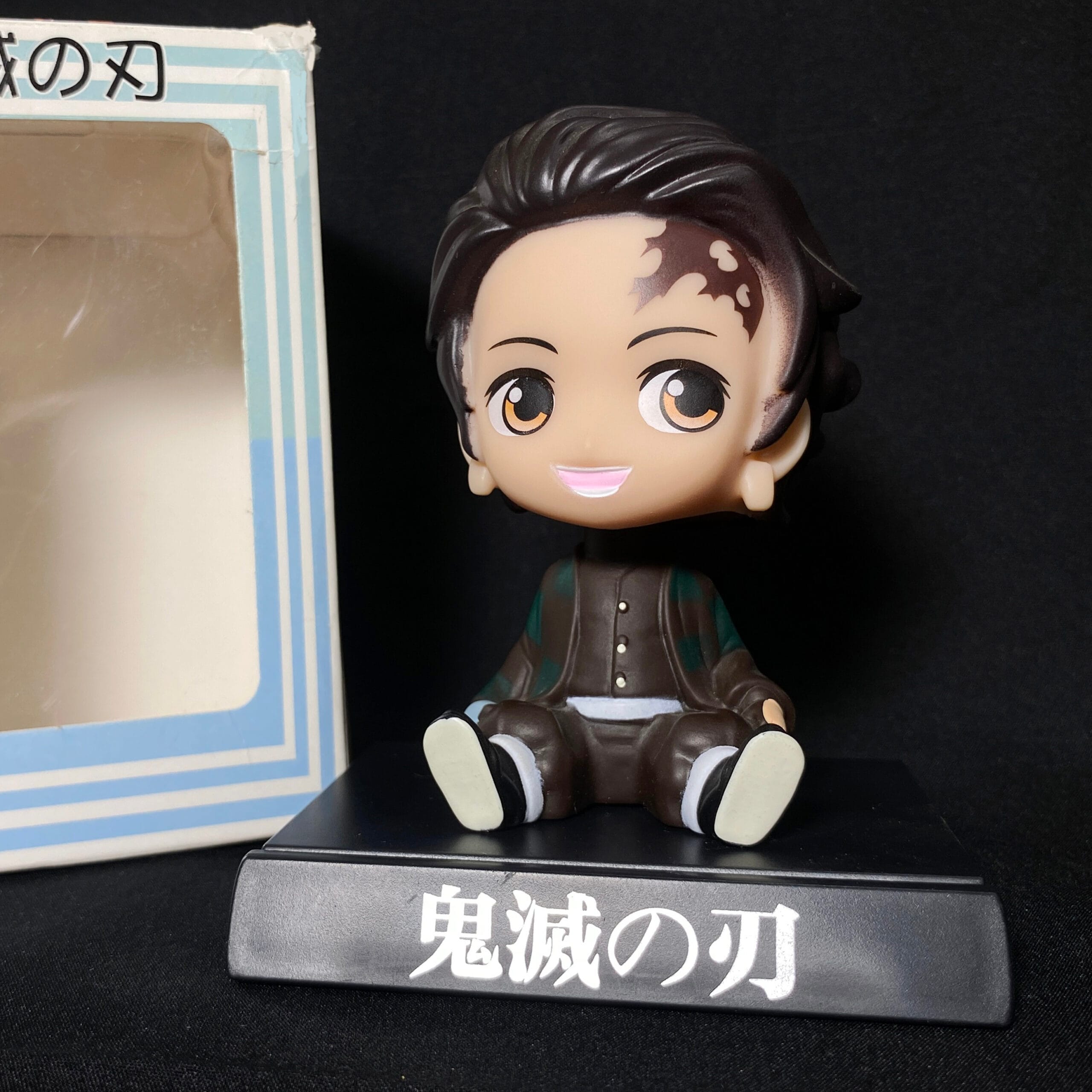 Demon Slayer Tanjiro Bobble Head with Mobile Holder Action Figure [14 cm] || DEMON SLAYER #4