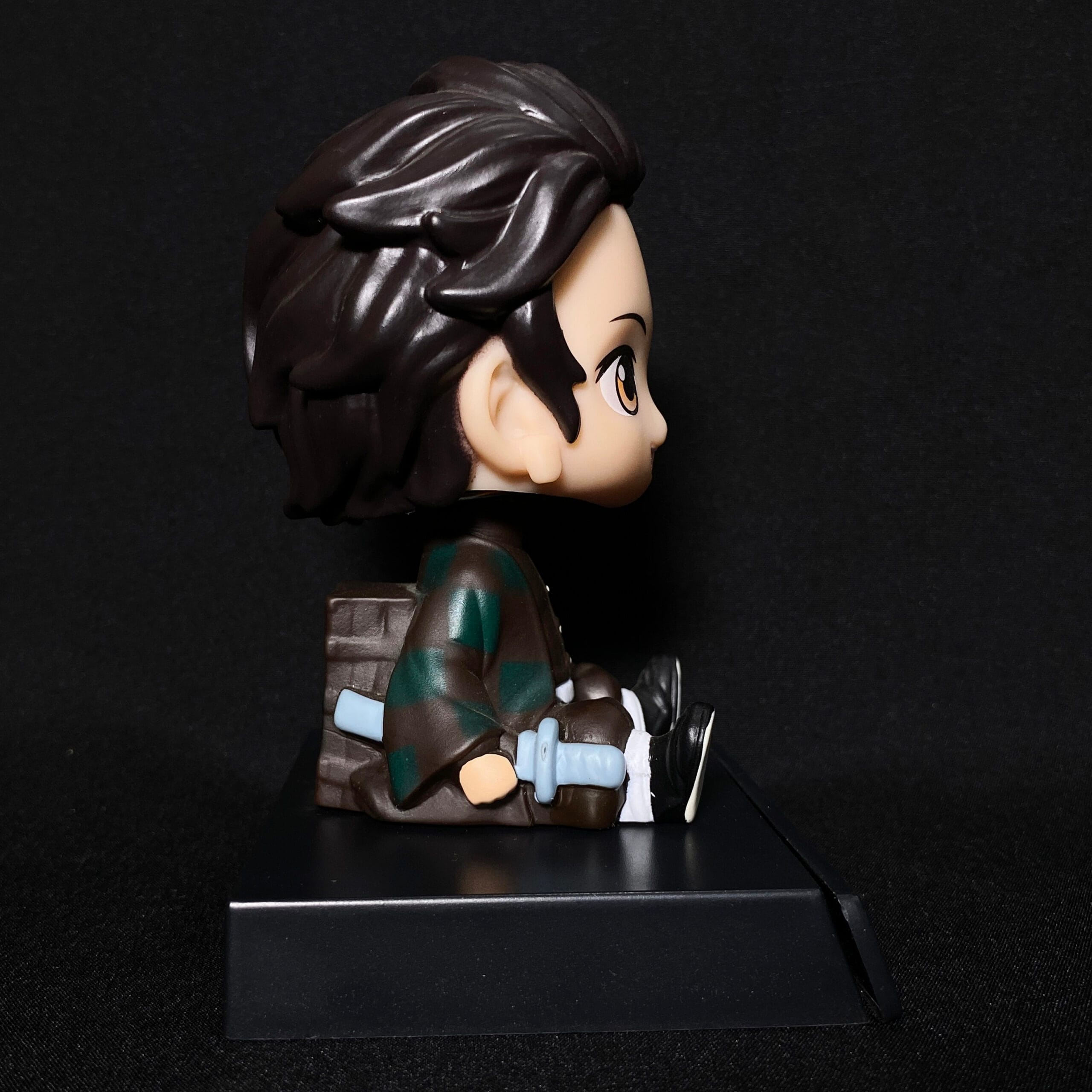 Demon Slayer Tanjiro Bobble Head with Mobile Holder Action Figure [14 cm] || DEMON SLAYER #4