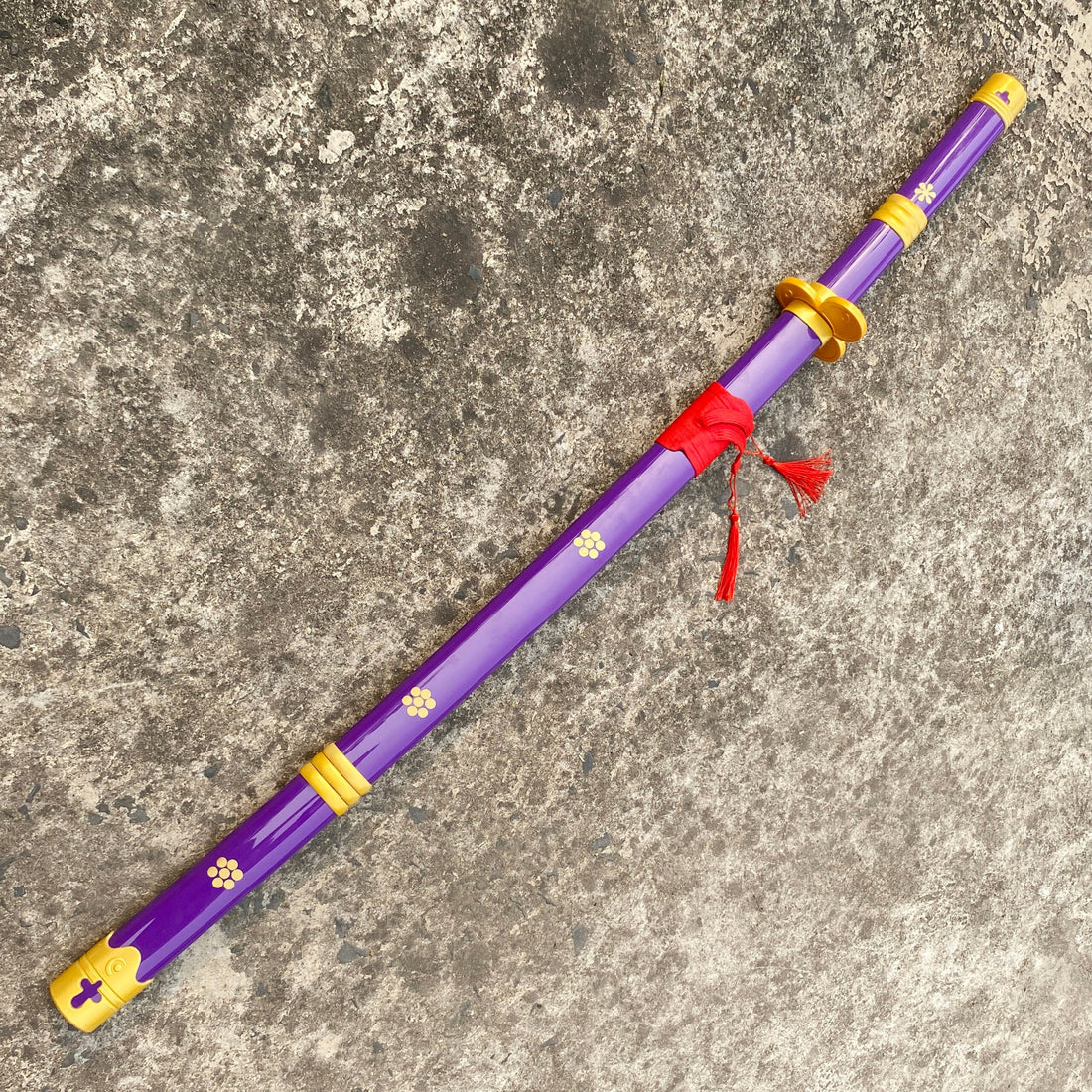 One Piece Rorono Zoro Yama Enma Purple Cosplay Replica Premium Life Size Wooden Katana [104 CM] || ONE PIECE