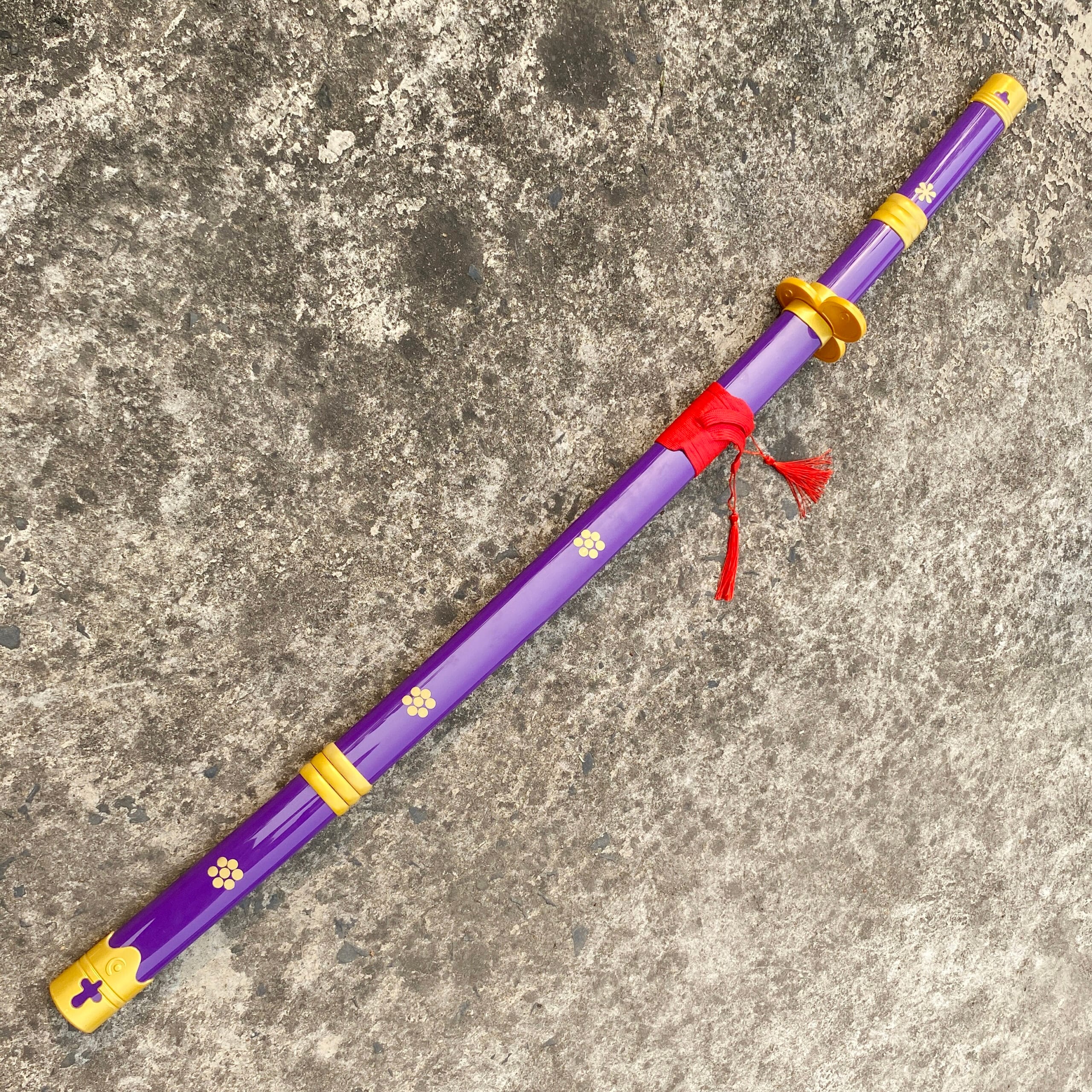 One Piece Rorono Zoro Yama Enma Purple Cosplay Replica Premium Life Size Wooden Katana [104 CM] || ONE PIECE