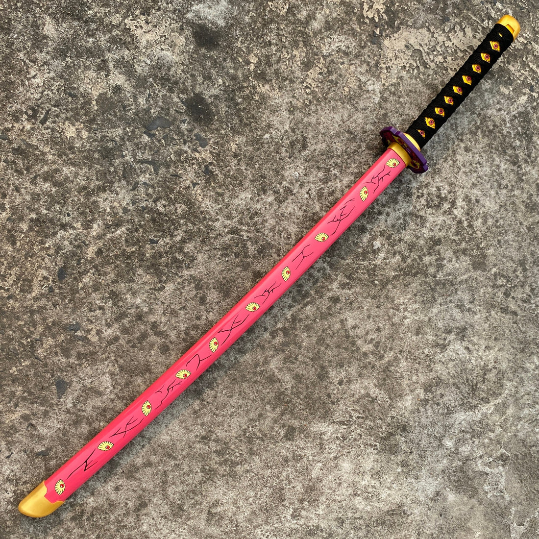 Demon Slayer Kokushibou Cosplay Replica Premium Life Size Wooden Katana [105 CM] || DEMON SLAYER