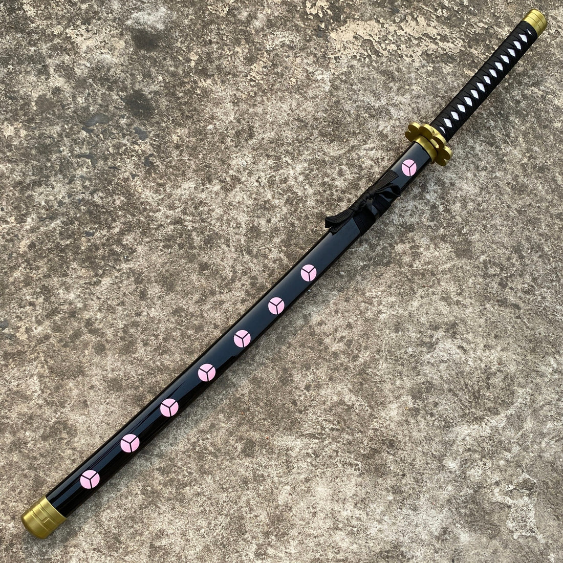 One Piece Rorono Zoro Black Shusui Cosplay Replica Premium Life Size Wooden Katana [104 CM] || ONE PIECE