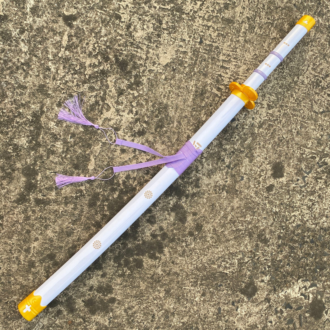 One Piece Rorono Zoro White Enma Cosplay Replica Premium Life Size Wooden Katana [104 CM] || ONE PIECE