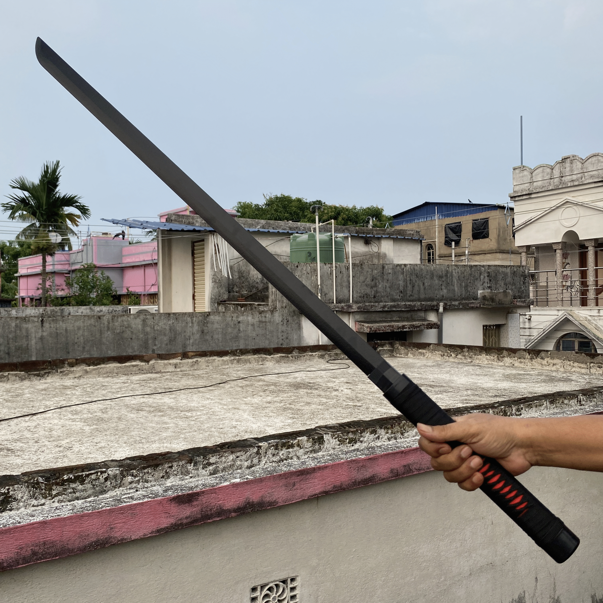 Naruto Kakashi Hatake Cosplay Replica Premium Life Size Wooden Katana [104 CM] || NARUTO