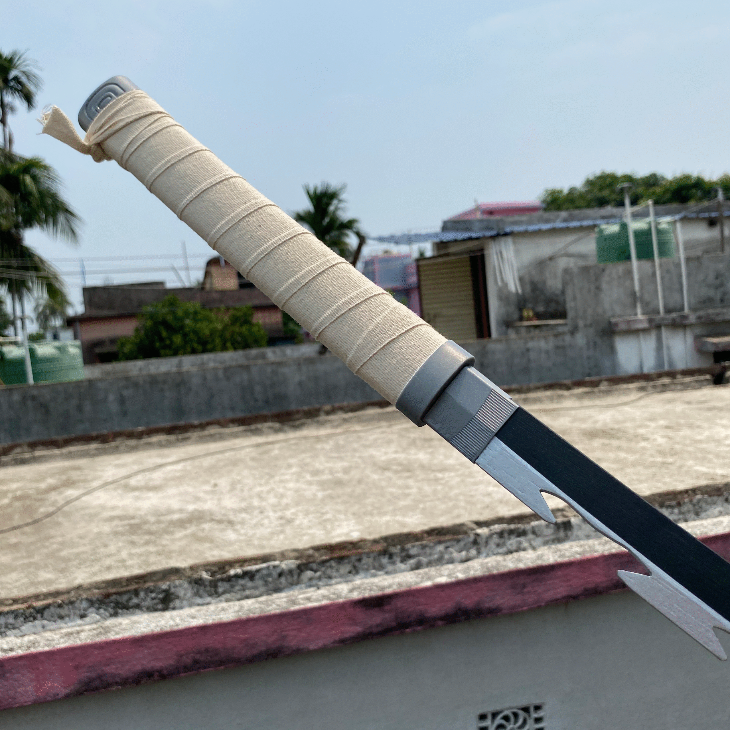 Demon Slayer Inosuke Hashibira Cosplay Replica Premium Life Size Wooden Katana [104 CM] || DEMON SLAYER