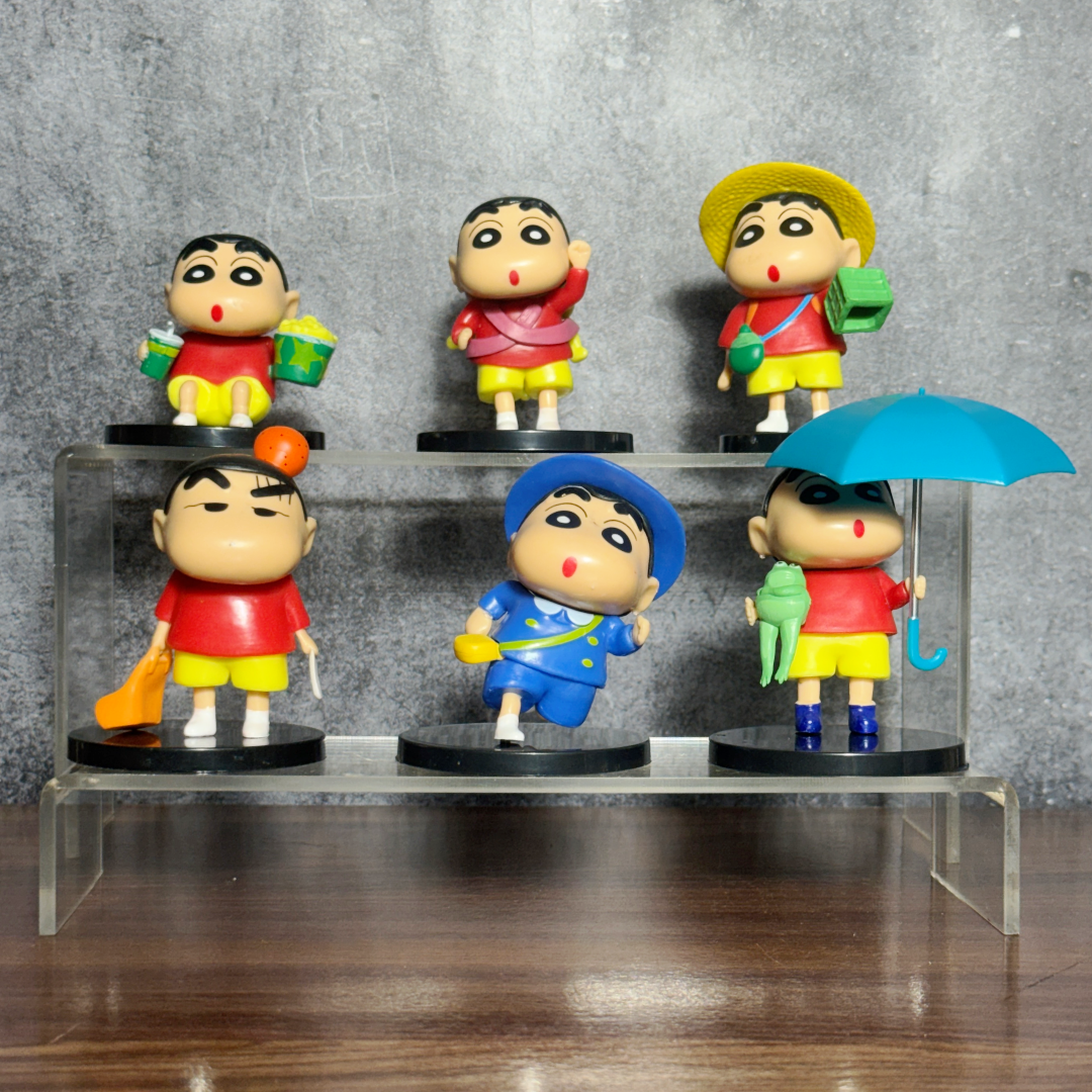 Shinchan Mini Figure Set – 6 Unique Collectible Anime Action Figures || SHINCHAN
