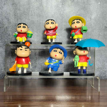 Shinchan Mini Figure Set – 6 Unique Collectible Anime Action Figures || SHINCHAN