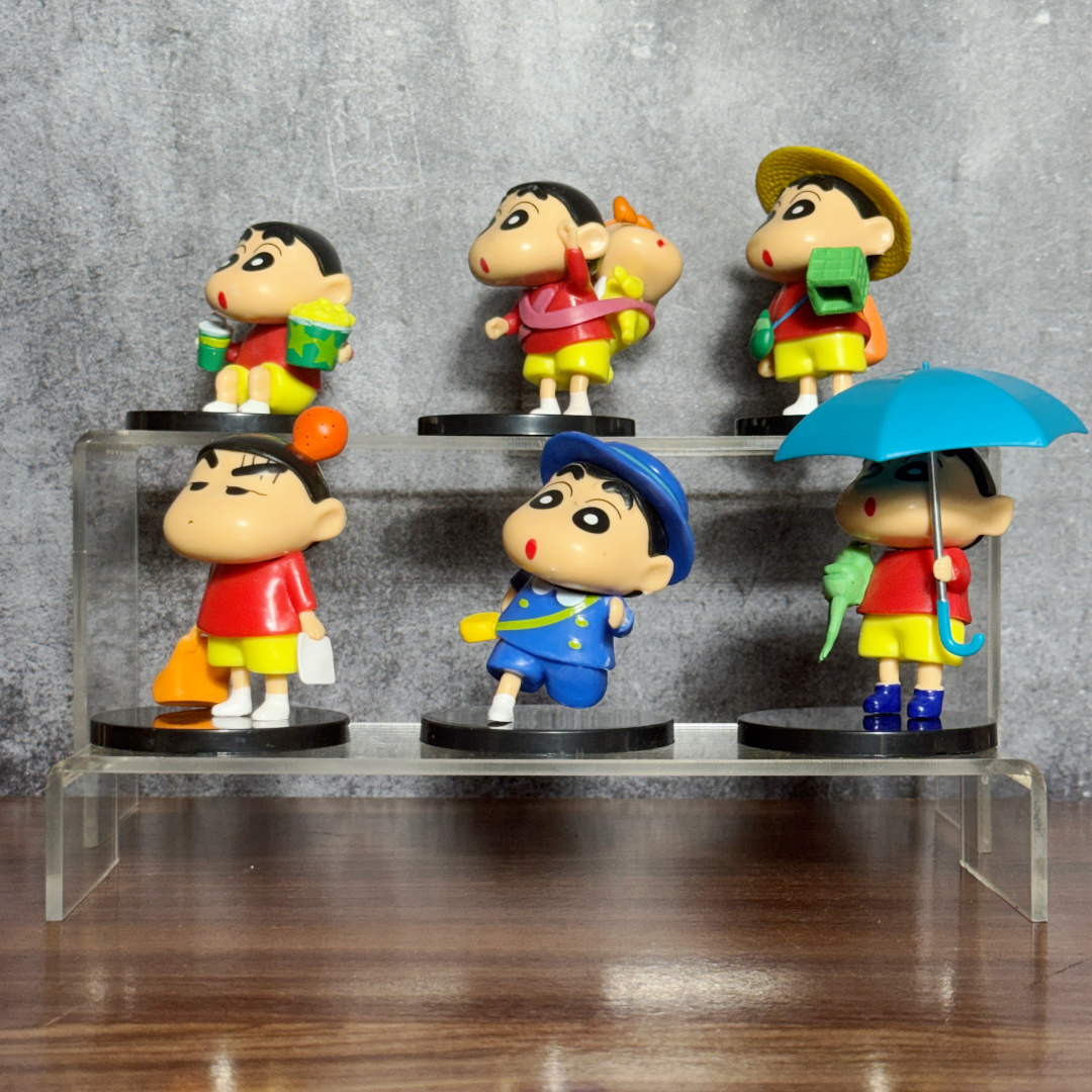 Shinchan Mini Figure Set – 6 Unique Collectible Anime Action Figures || SHINCHAN