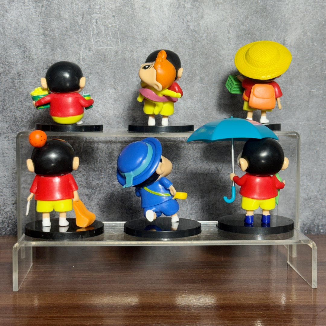 Shinchan Mini Figure Set – 6 Unique Collectible Anime Action Figures || SHINCHAN