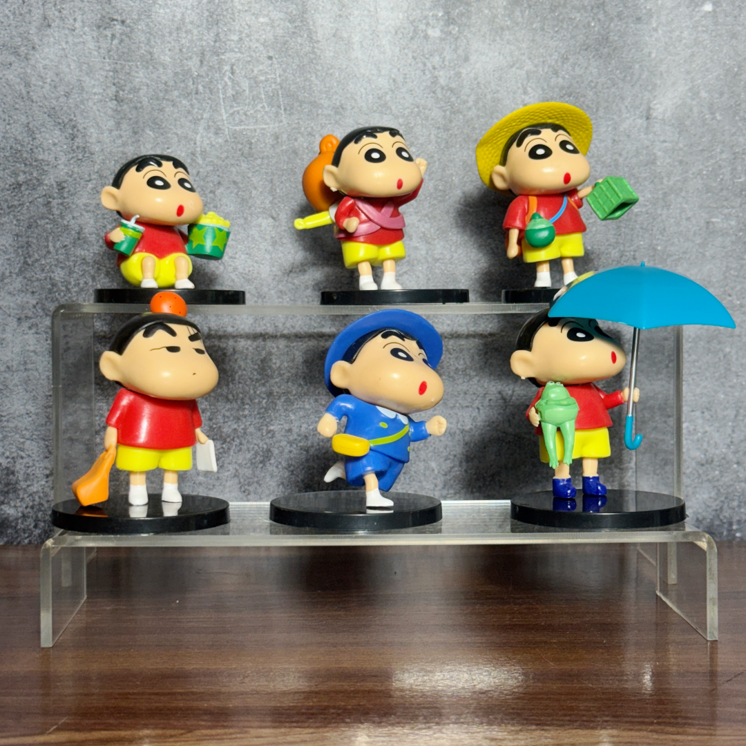 Shinchan Mini Figure Set – 6 Unique Collectible Anime Action Figures || SHINCHAN