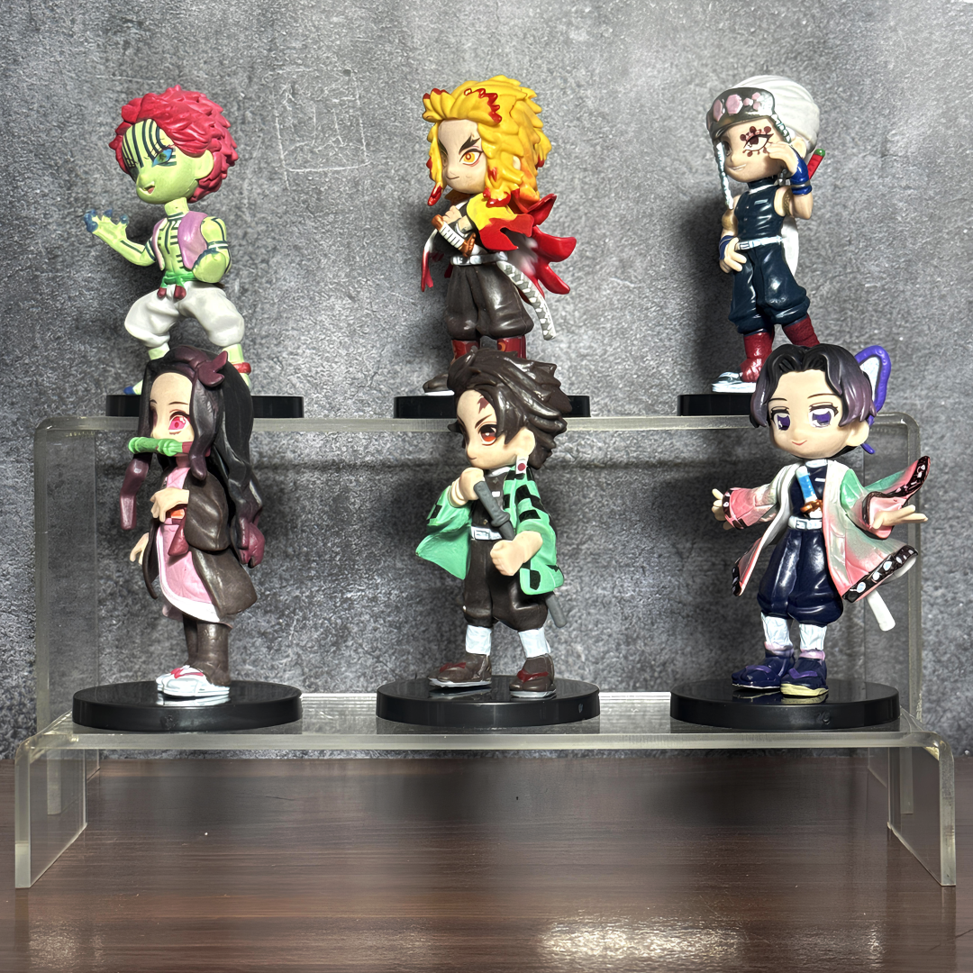 Demon Slayer Collectible Mini Figure Set Of 6 || Premium PVC Display Collection || DEMON SLAYER