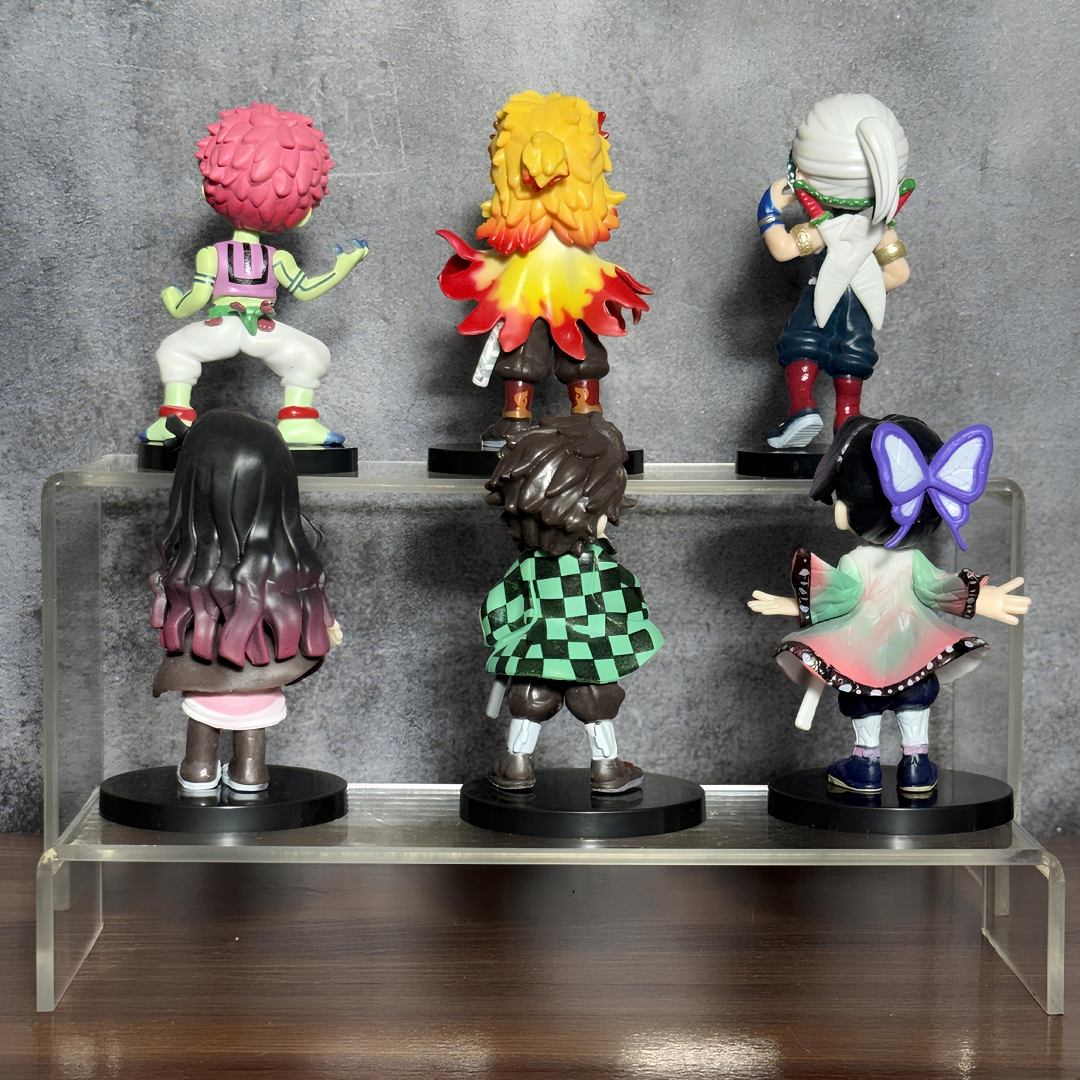 Demon Slayer Collectible Mini Figure Set Of 6 || Premium PVC Display Collection || DEMON SLAYER