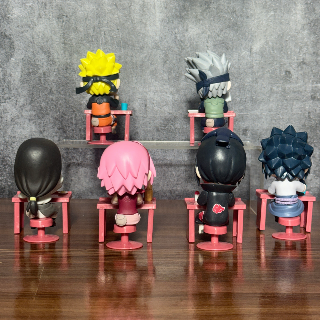 Naruto Ramen Time Figure Set – 6 PCS Anime Collectible Mini Figures || NARUTO