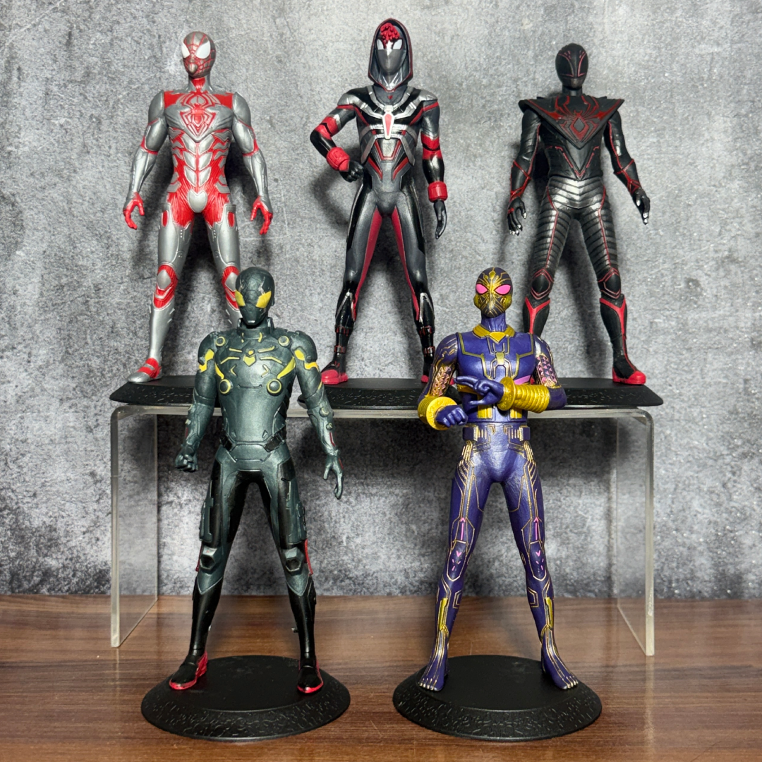 Spider-Verse Action Figure Set – 5 PCS Premium Superhero Collectible Figures | Multiverse Edition