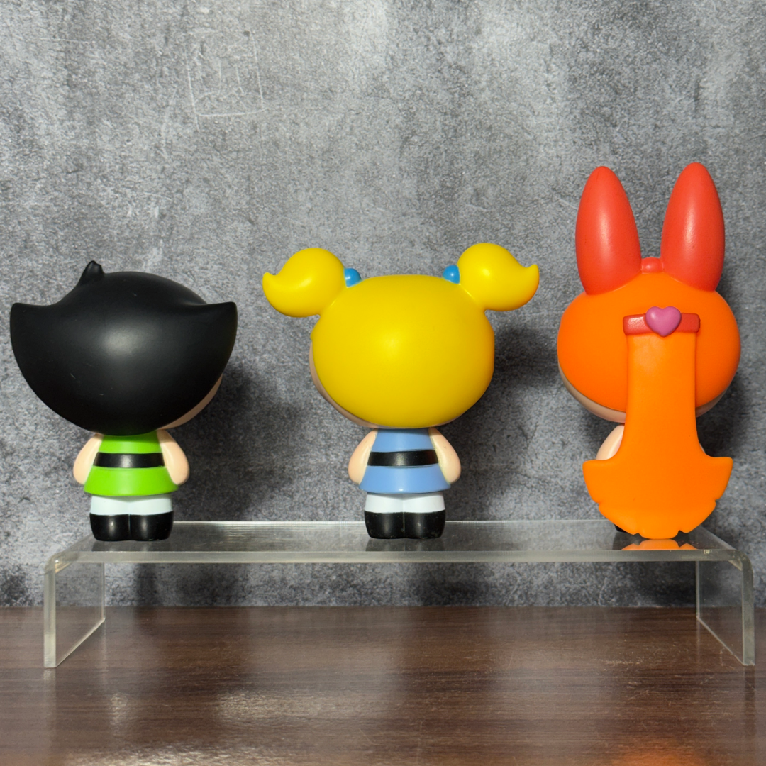 Powerpuff Girls Collectible Figure Set Of 3 PCS || Blossom, Bubbles & Buttercup Mini Action Figures || POWERPUFF GIRLS