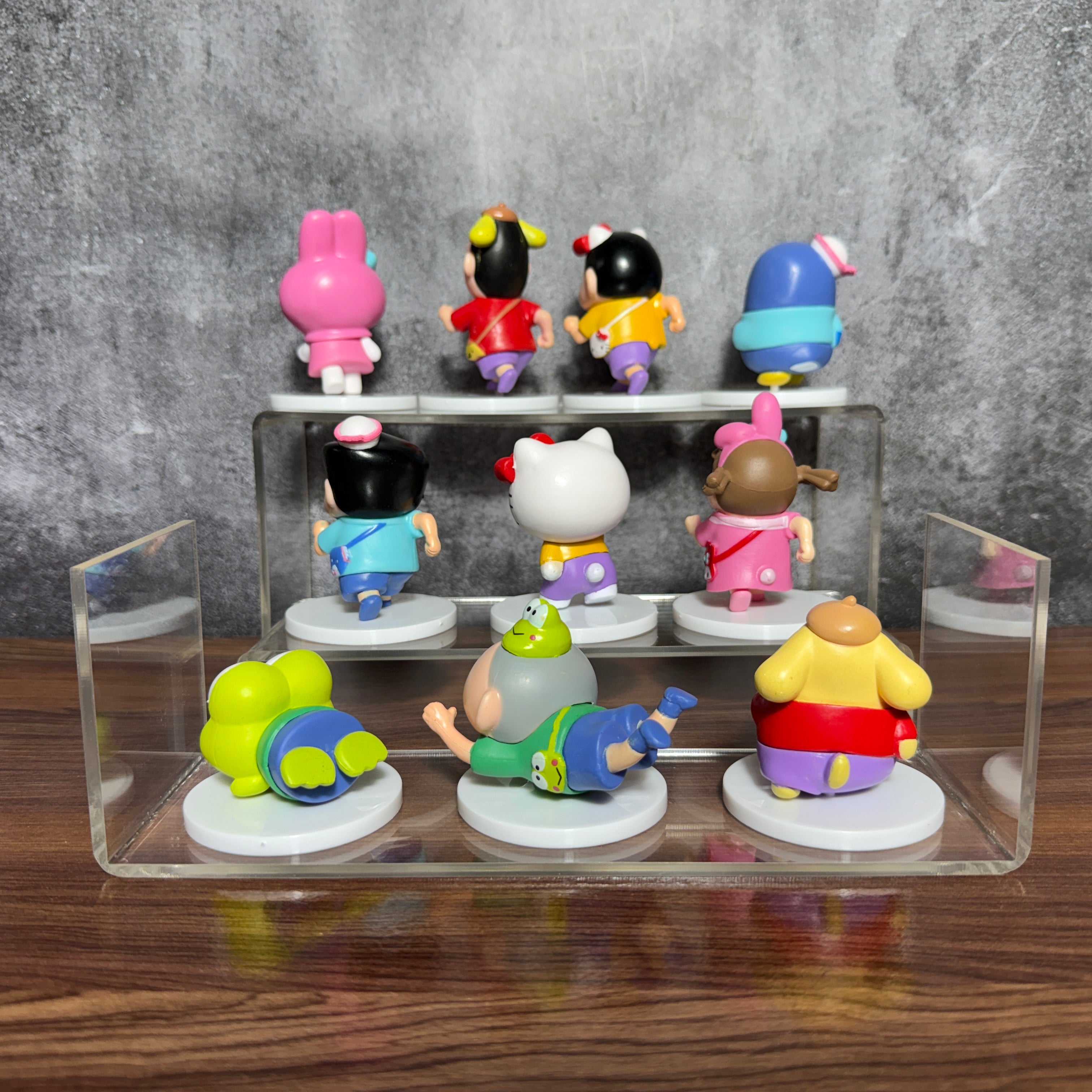 Shin-chan x Sanrio Miniature Set of 10 Action Figure || ACTION FIGURE SET
