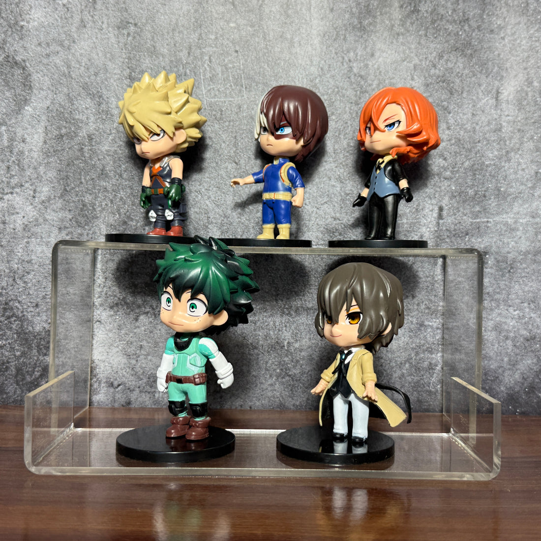 My Hero Academia & Bungo Stray Dogs Chibi Miniature Set of 5 Action Figure || ACTION FIGURE SET