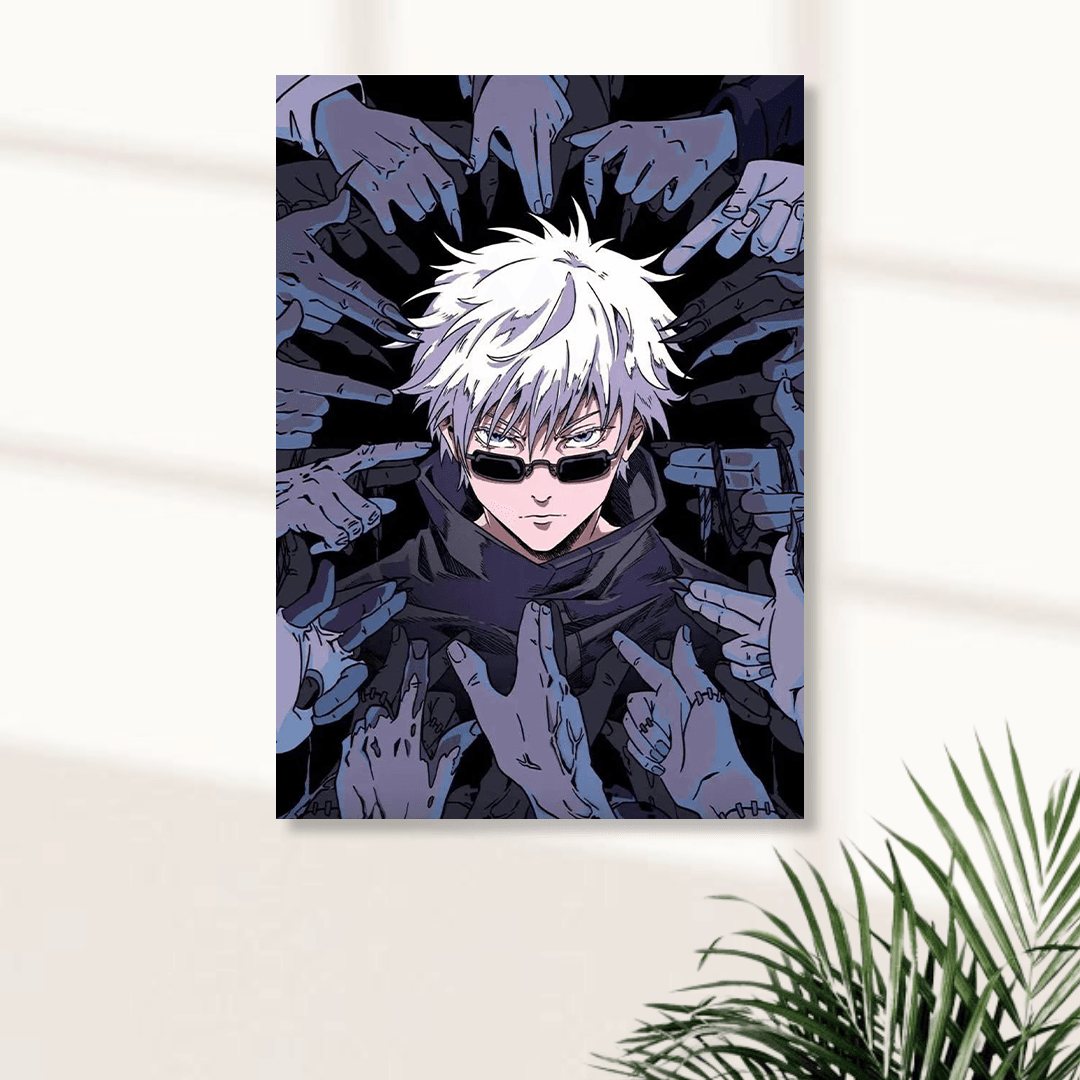 Gojo Poster.pdf SATORU GOJO || ANIME POSTERS || JUJUTSU KAISEN #36 – Printingg Nova