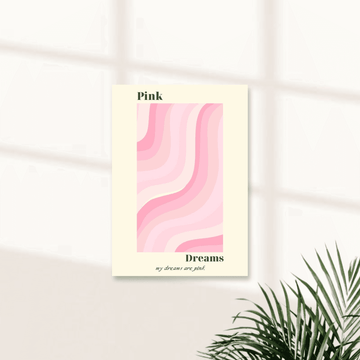 GIRLS AESTHETIC WALL POSTER || PINK || AESTHETIC POSTER #12